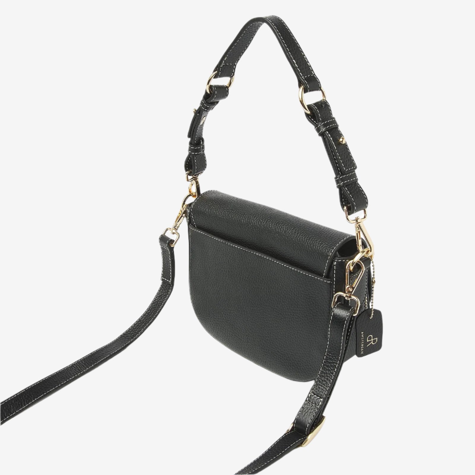 dR Amsterdam handtassen dames Mint 1103780 Black achterkant