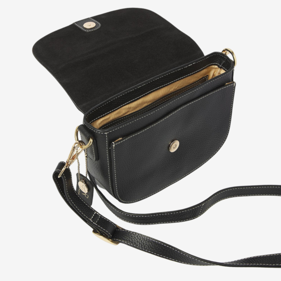 dR Amsterdam handtassen dames Mint 1103780 Black binnenkant