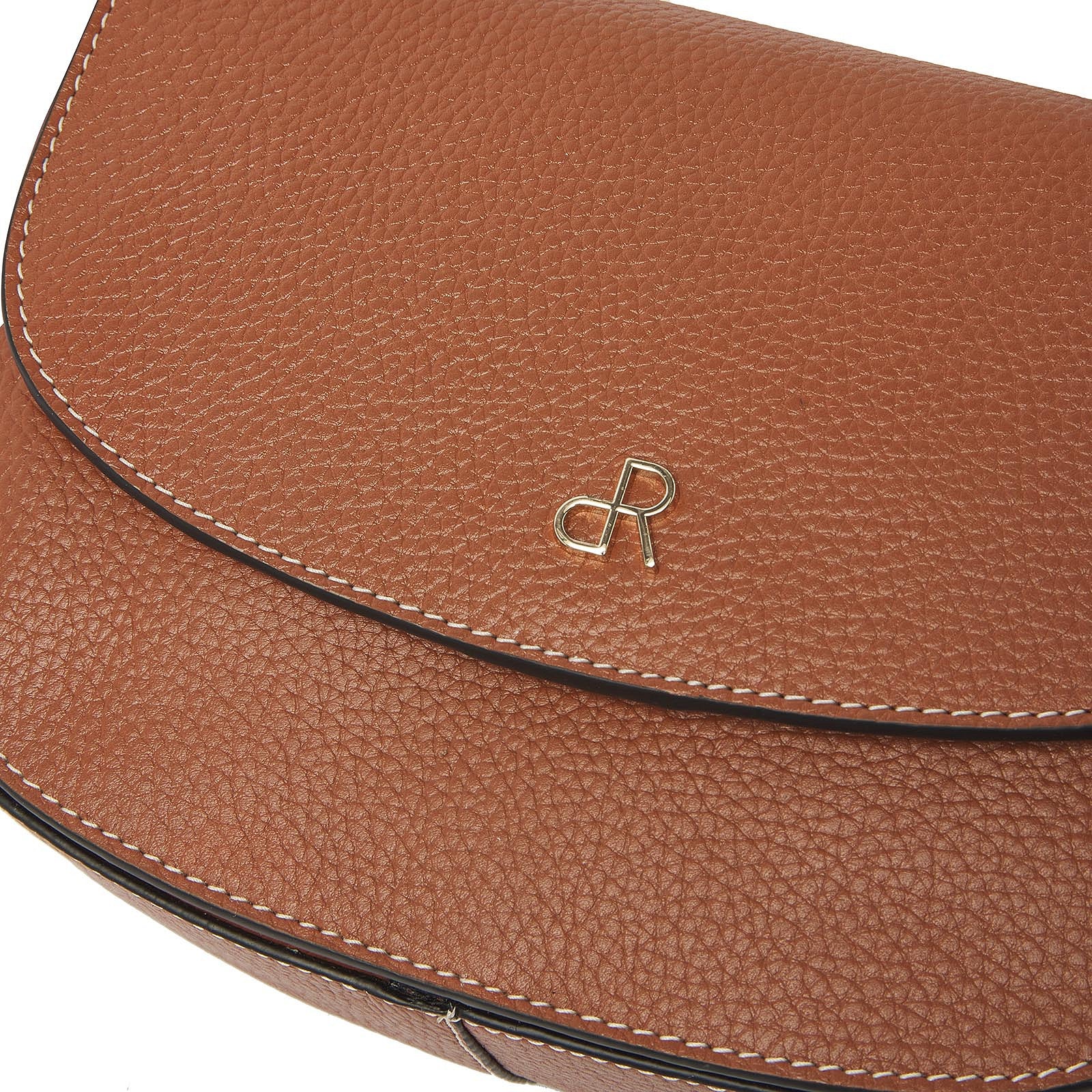 dR Amsterdam handtassen dames Mint 1103780 mocha logo