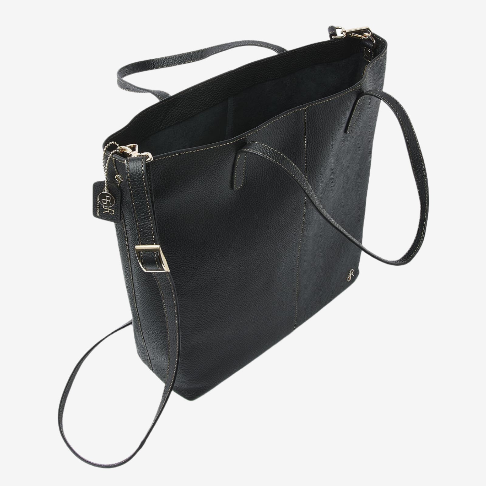 dR Amsterdam shoppers dames Mint 1103782 Black binnenkant