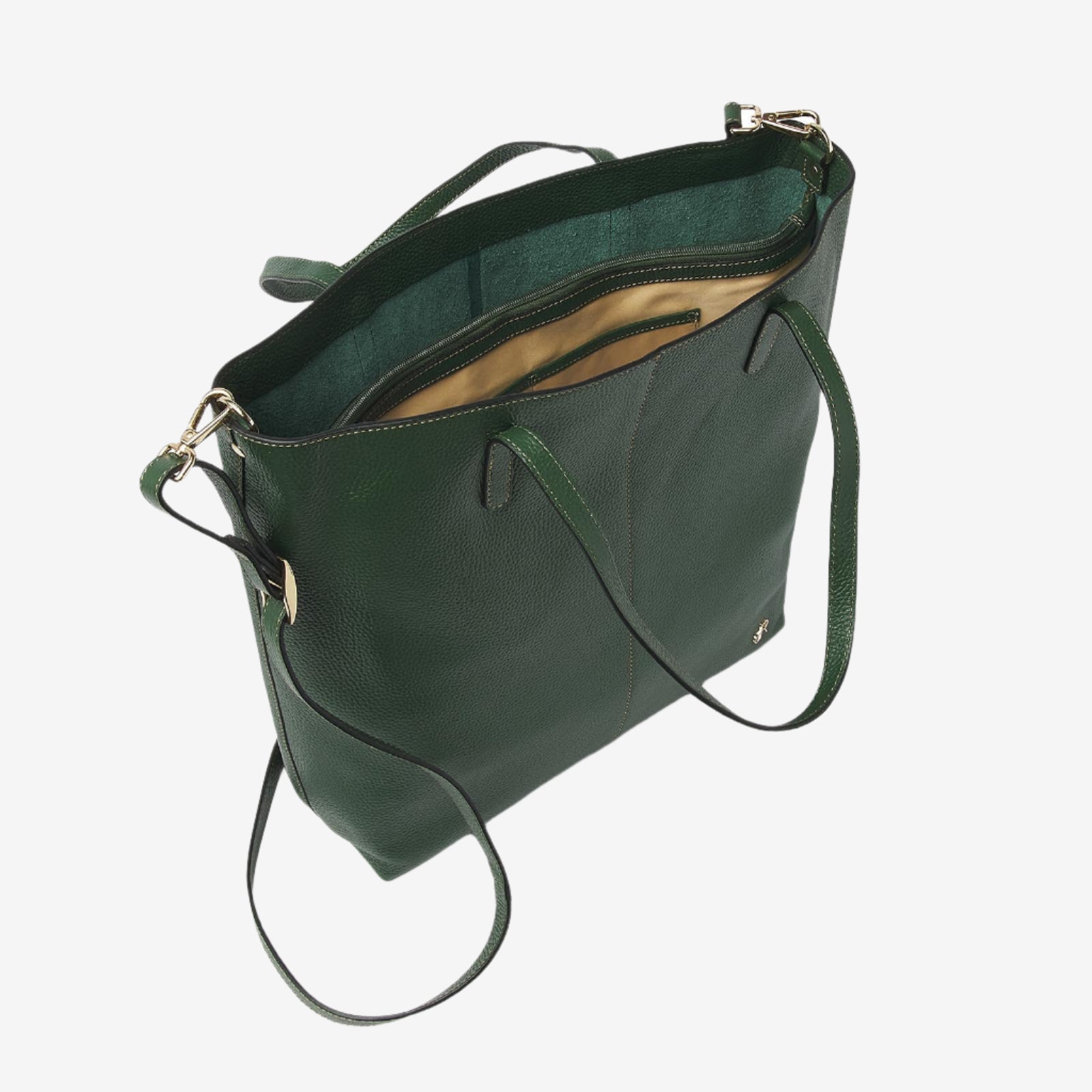dR Amsterdam shoppers dames Mint 1103782 green binnenkant