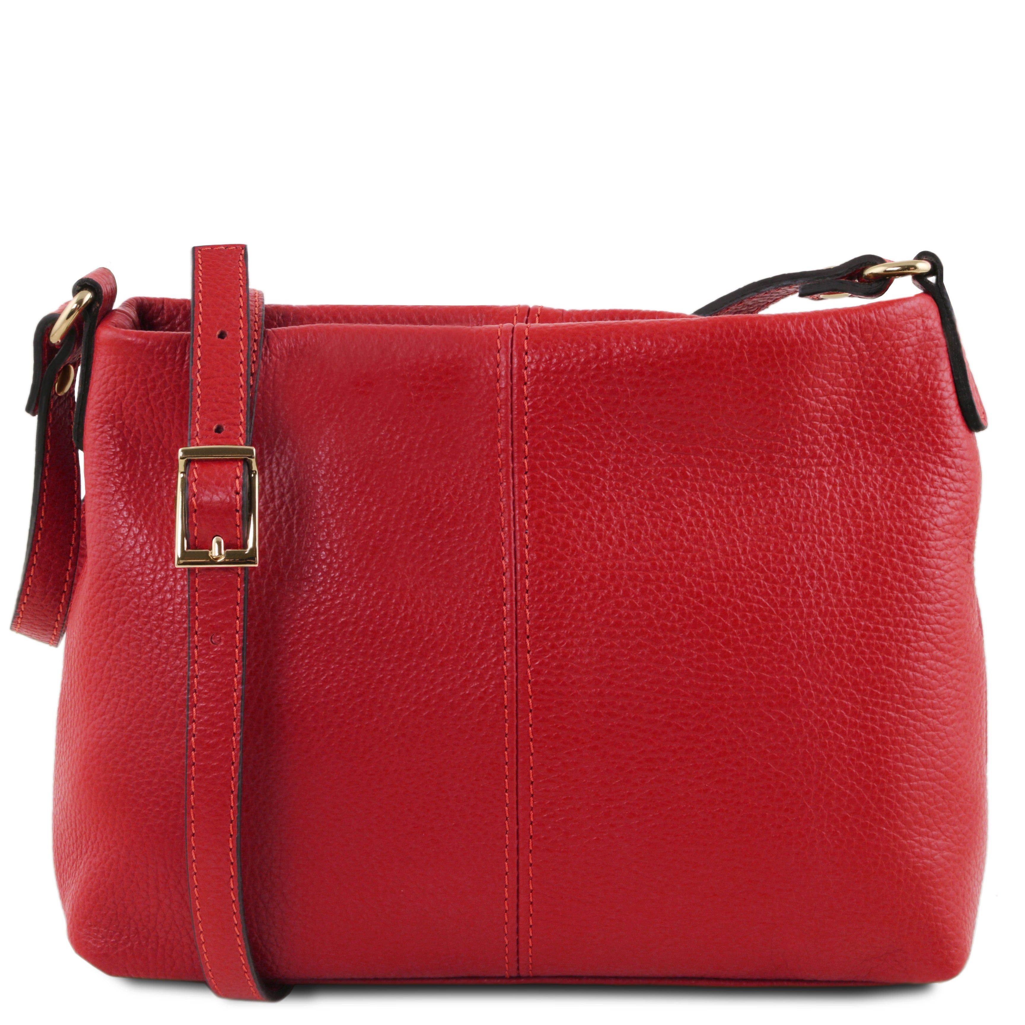 Tuscany Leather schoudertas leer TL BAG TL141720 rood