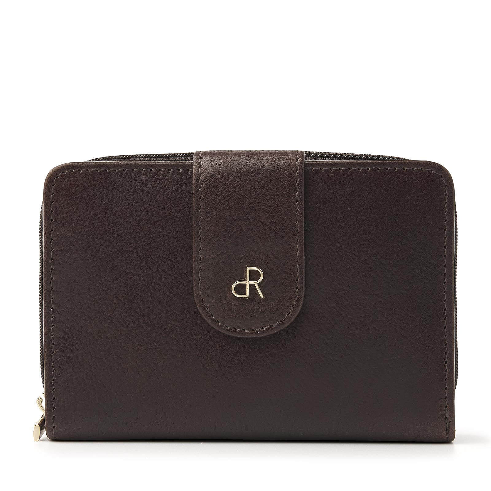 dR Amsterdam portemonnee Milan 28123 voor dames bruin