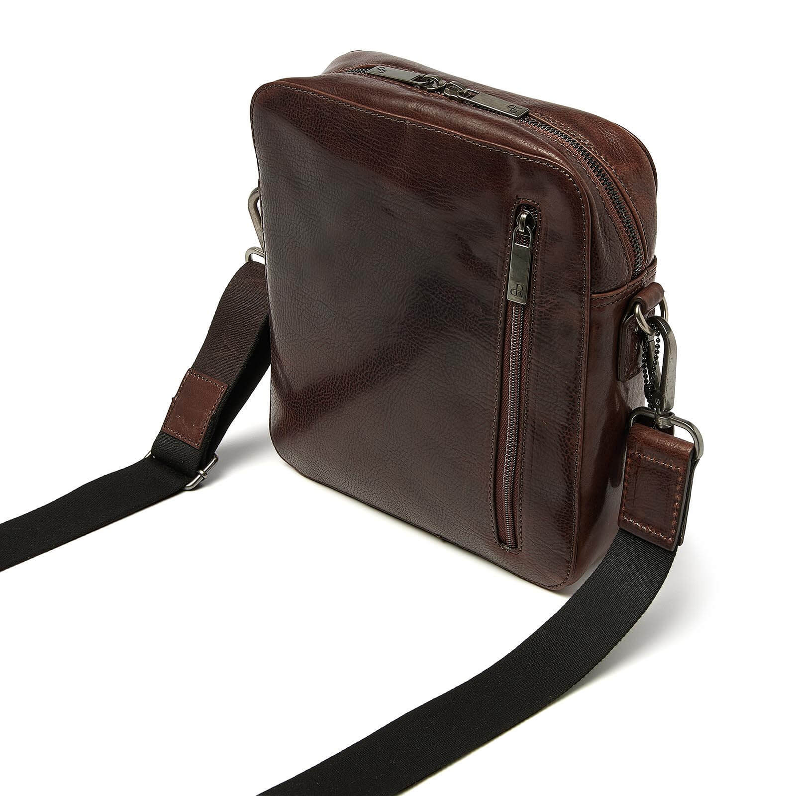 dR Amsterdam Crossbody tas Milan 283754 voor heren bruin achterkant