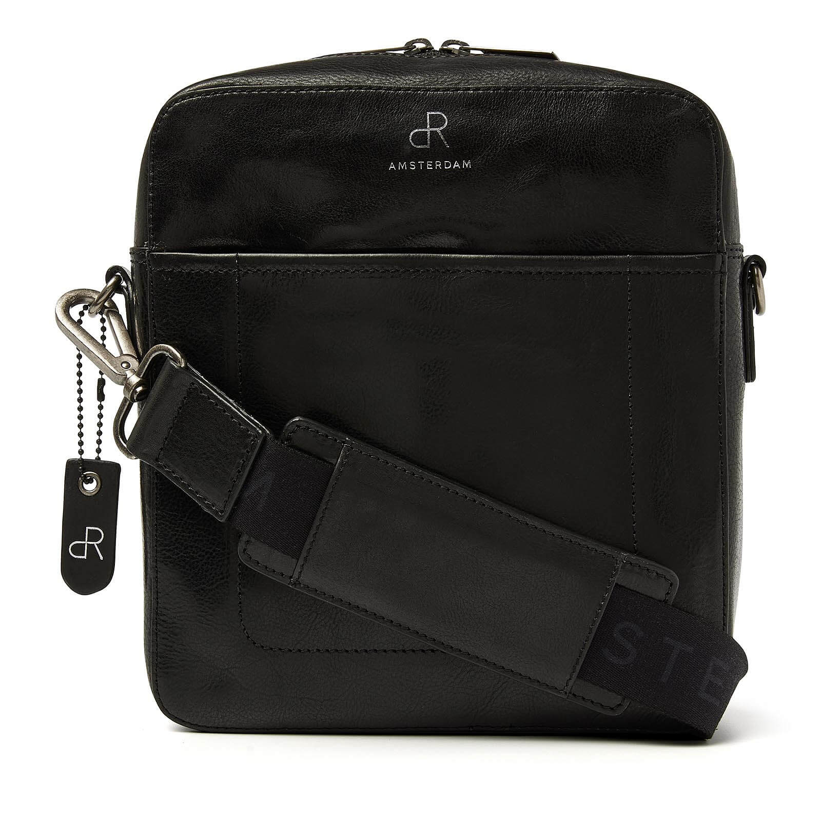 dR Amsterdam Crossbody tas Milan 283754 voor heren zwart
