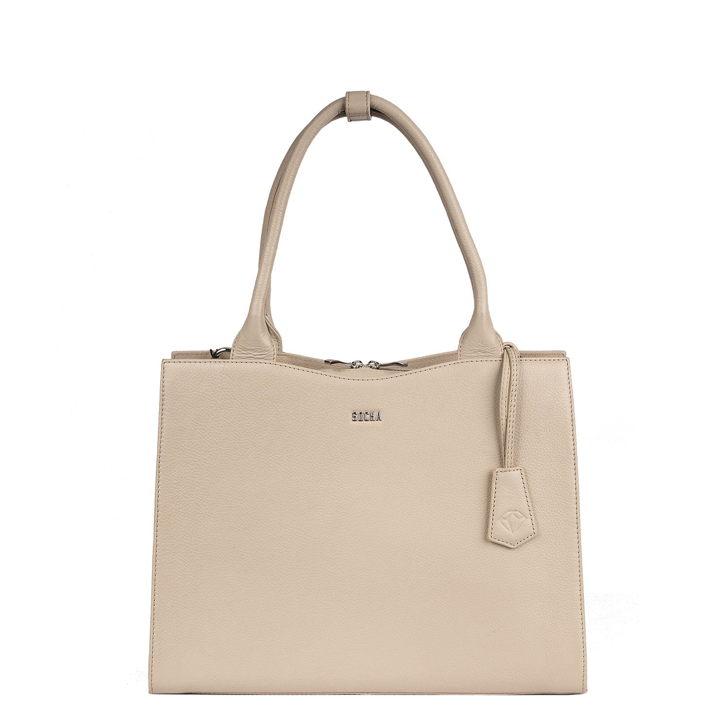 Socha laptoptas leer Diamond Vanilla 14 SO-D34 beige