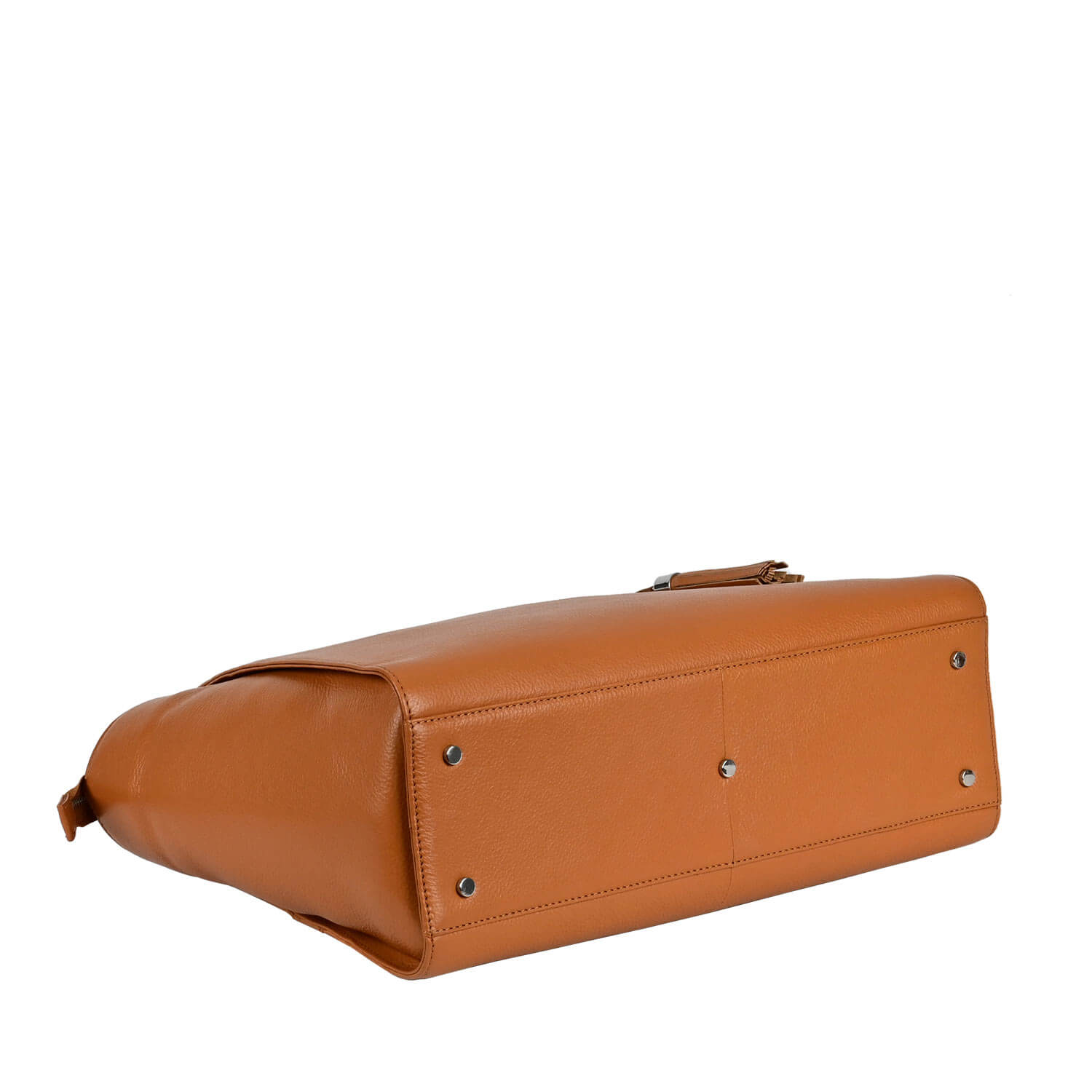 Socha Laptoptas Diamond Caddy voor dames 15″ – 17.3″ SO-D23 Cognac onderkant