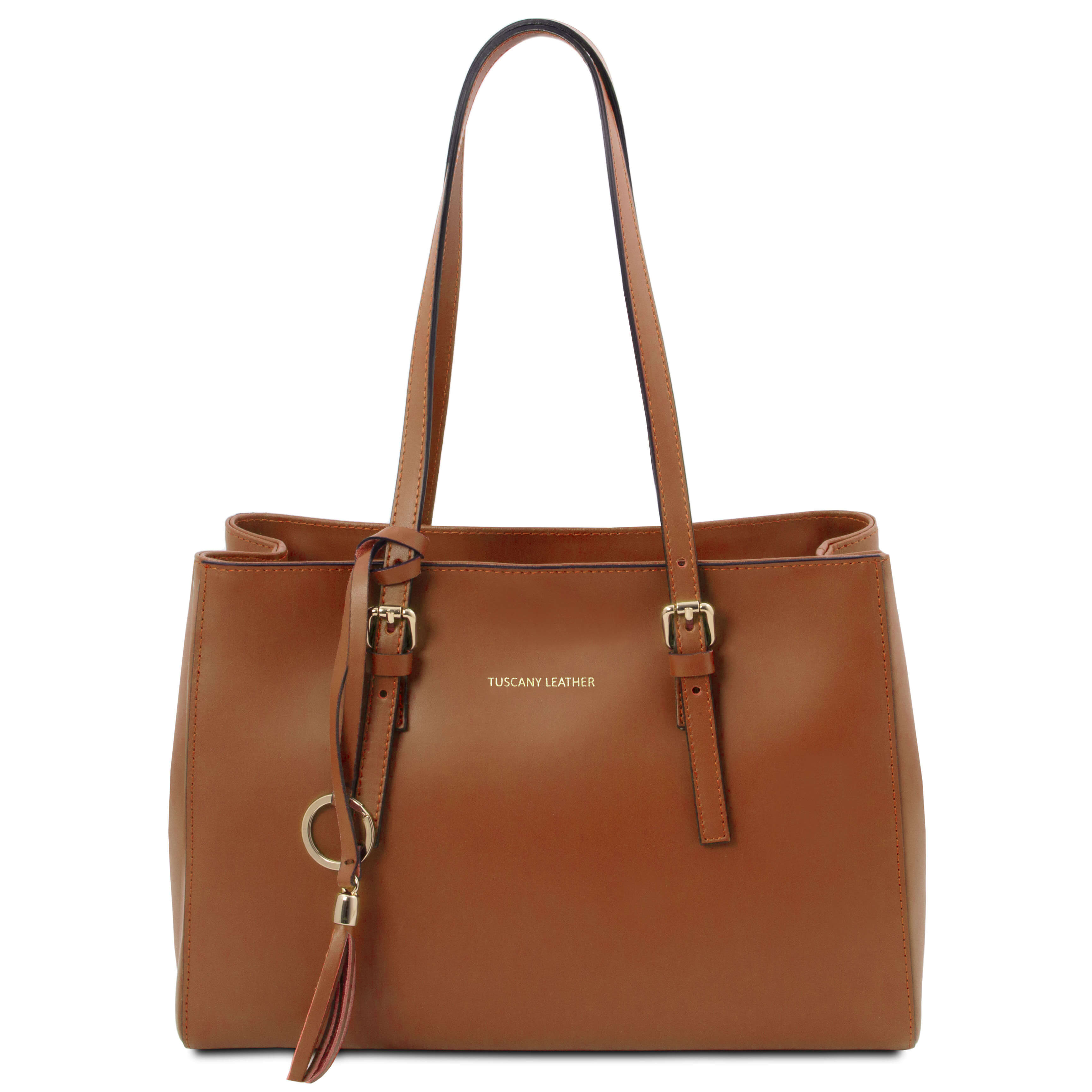 Tuscany Leather shoppers dames TL Bag TL142037 cognac