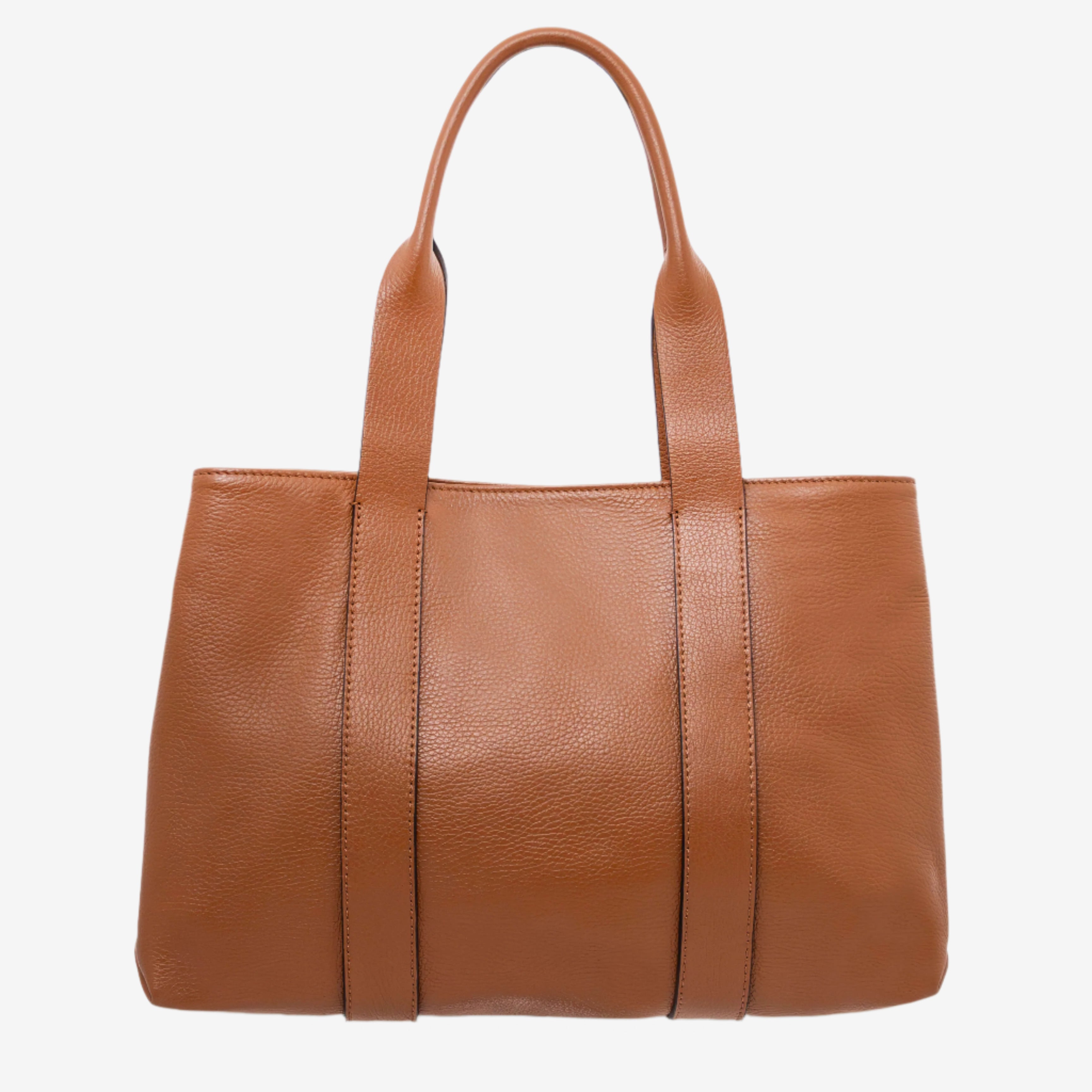 Tuscany Leather shoppers dames Callie TL142415 cognac achterkant