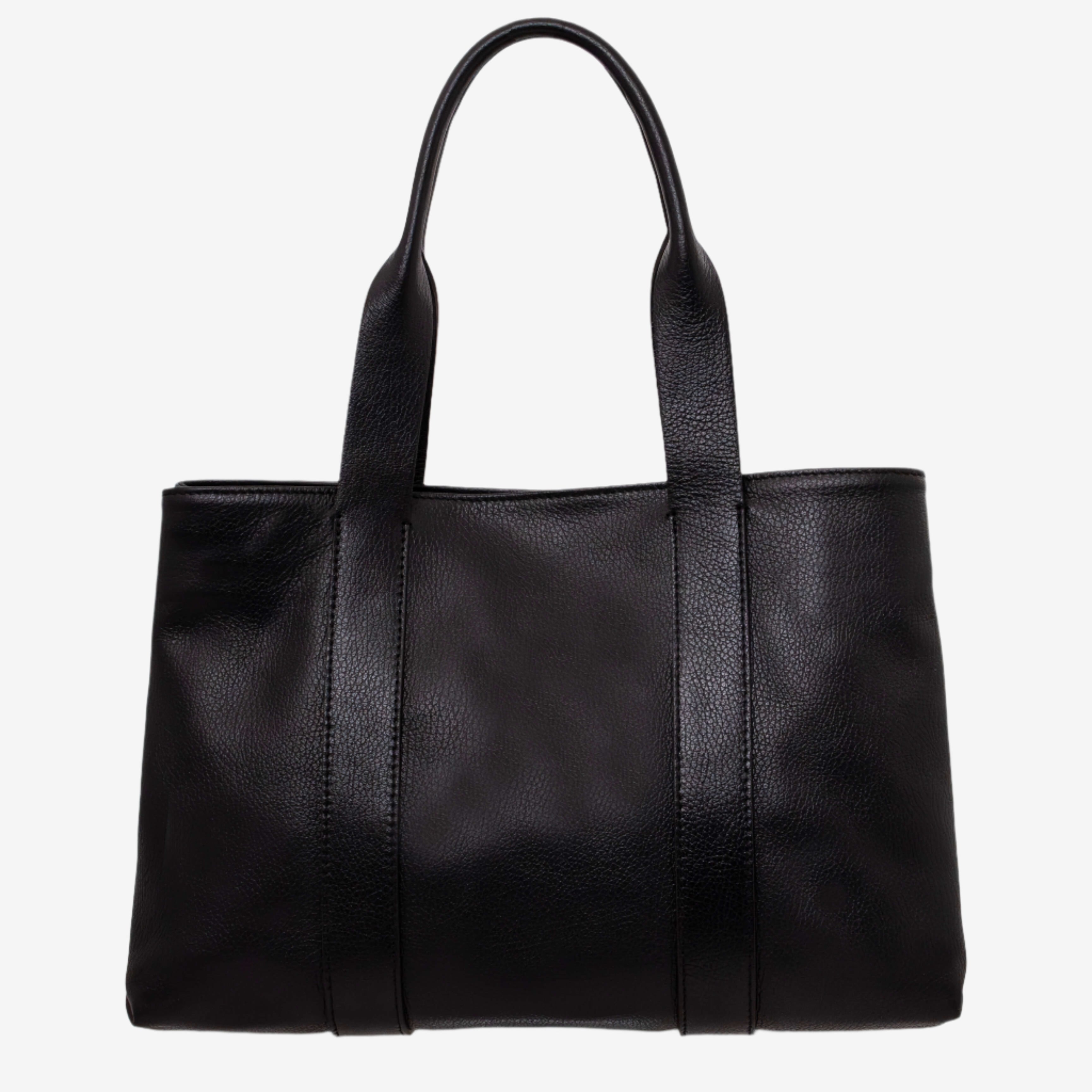 Tuscany Leather shoppers dames Callie TL142415 zwart achterkant