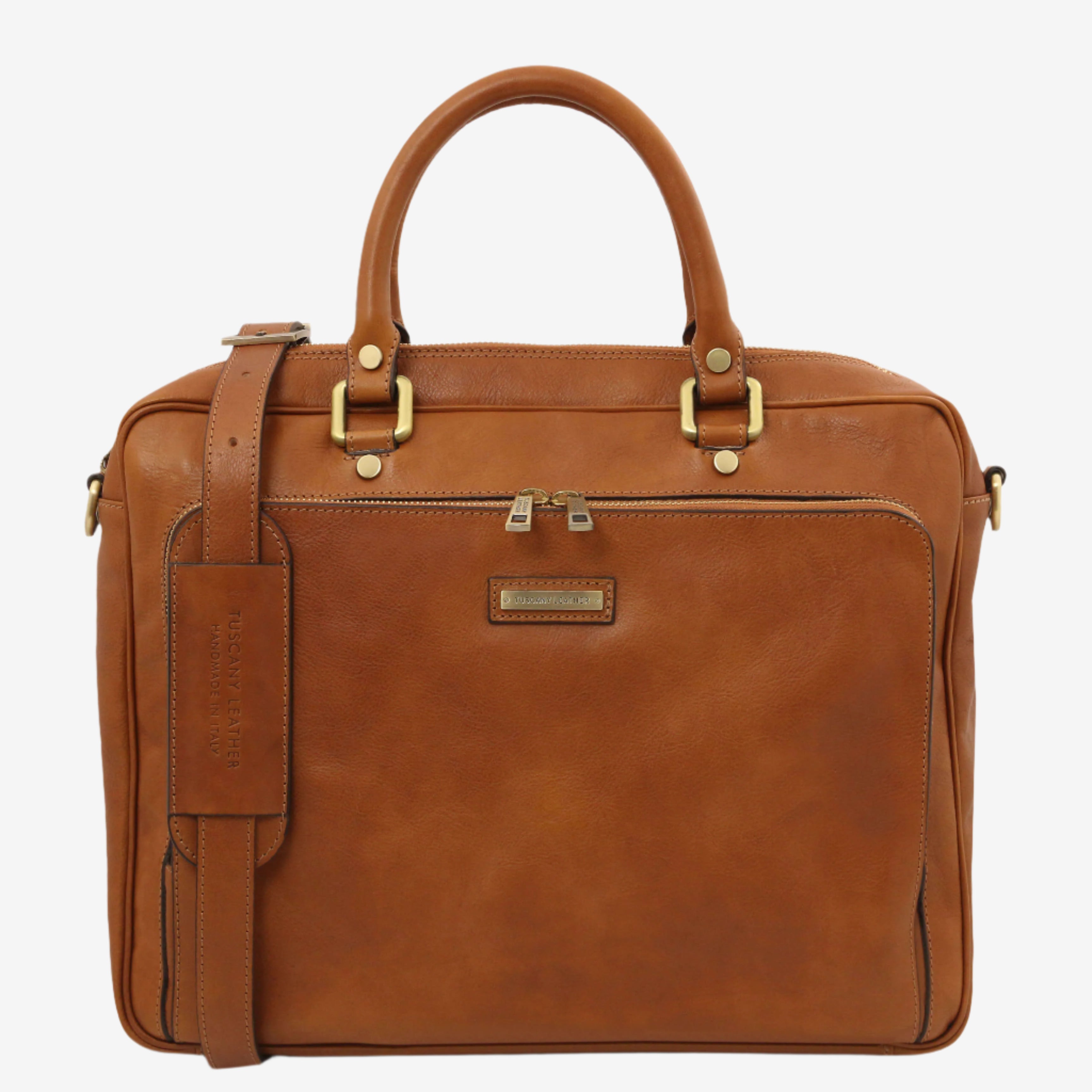 Tuscany Leather laptoptassen voor heren Pisa TL142427 natural