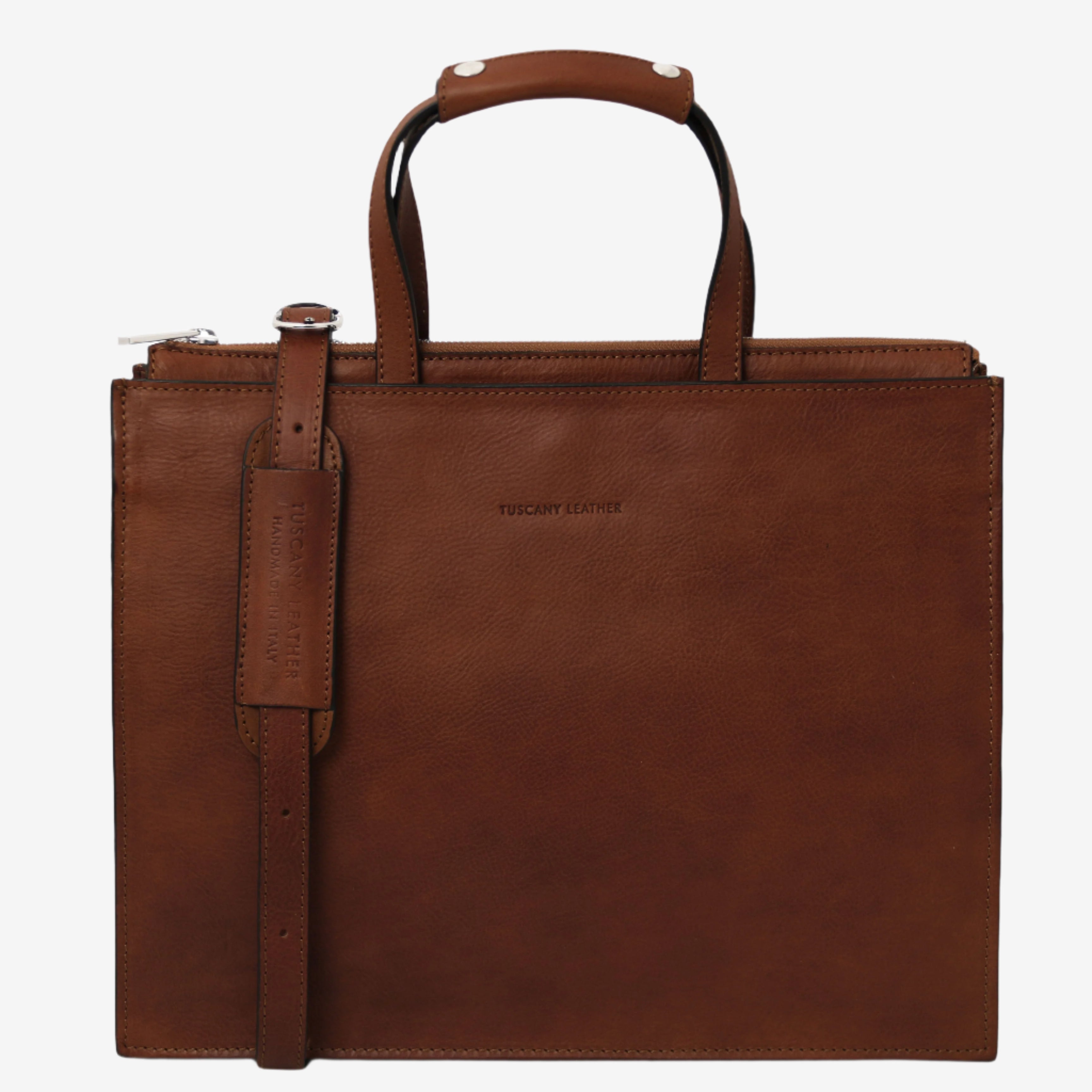 Tuscany Leather aktetassen dames Palermo TL142452 Brown