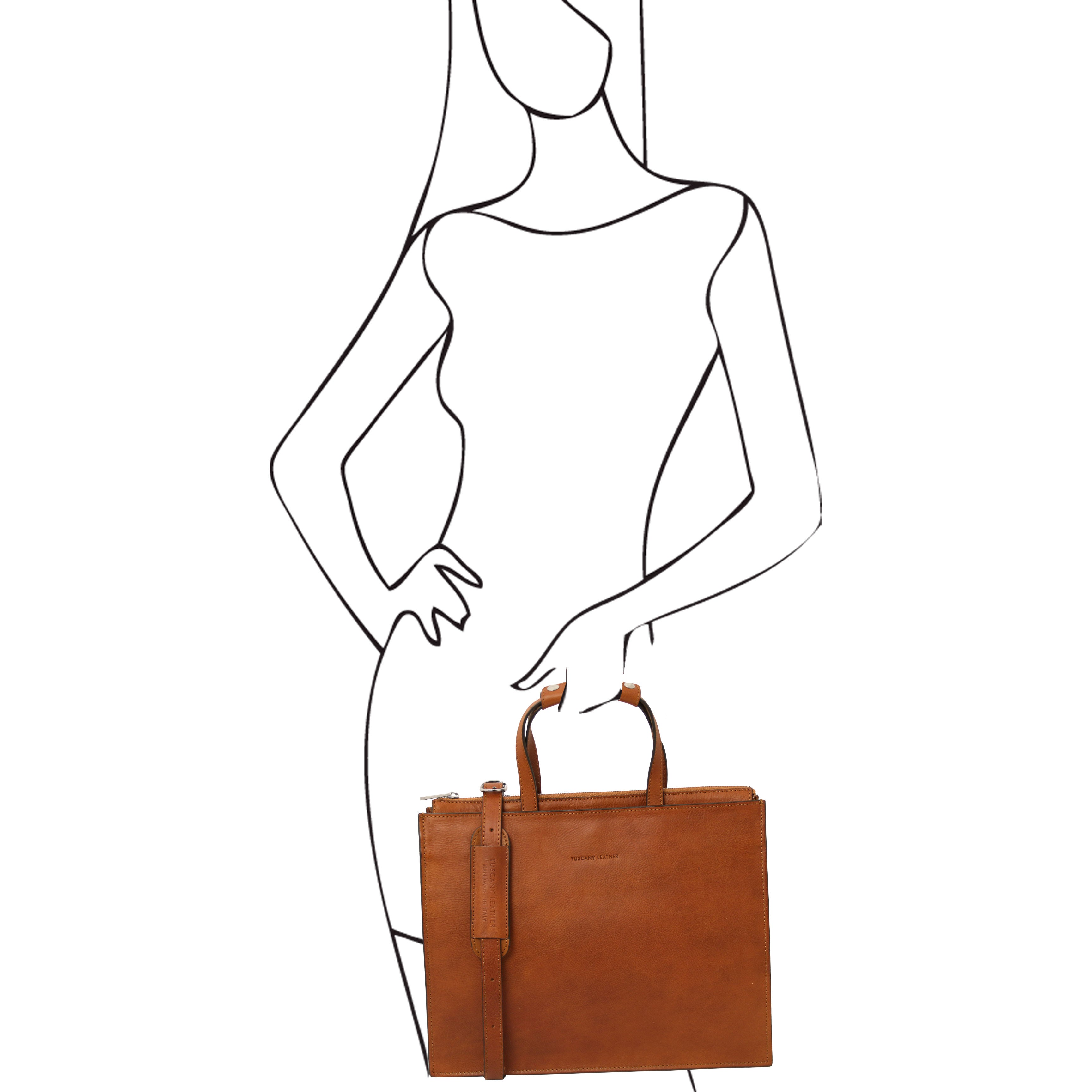 Tuscany Leather aktetas Palermo TL142452 Natural