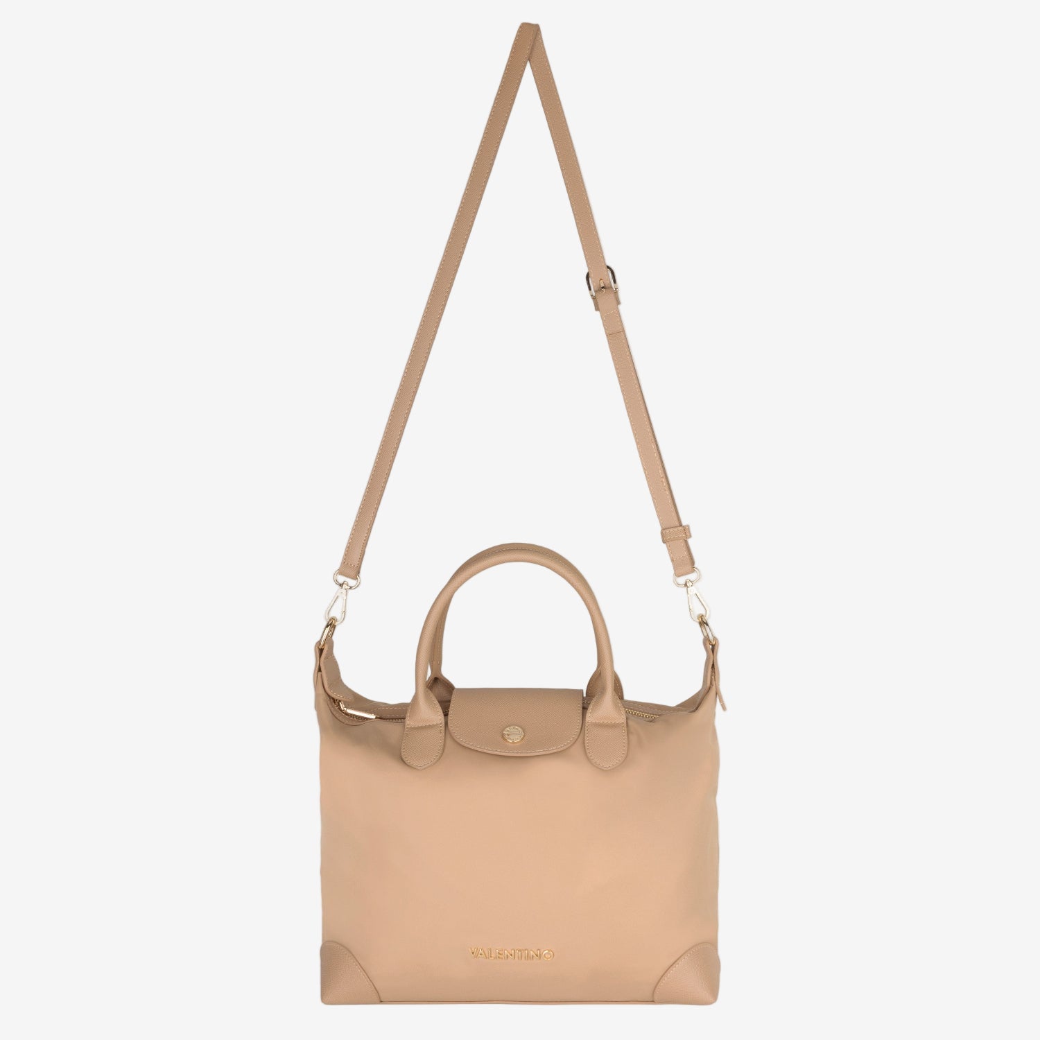 Valentino Bags handtassen dames Jolly Re VBS9JX23 Beige voorkant smalle schouderband