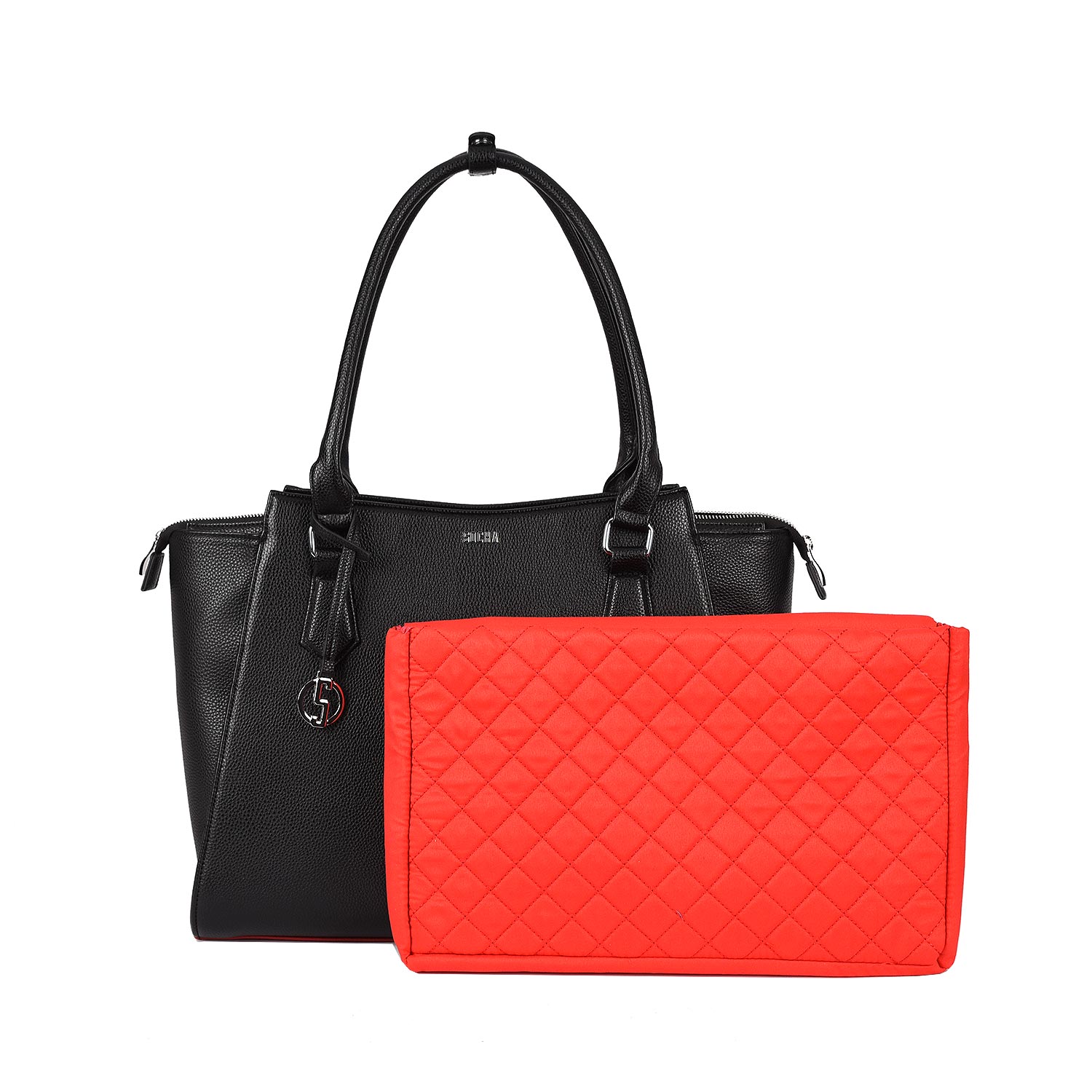 Socha laptoptassen dames Caddy Black 15.6″ RB sleeve