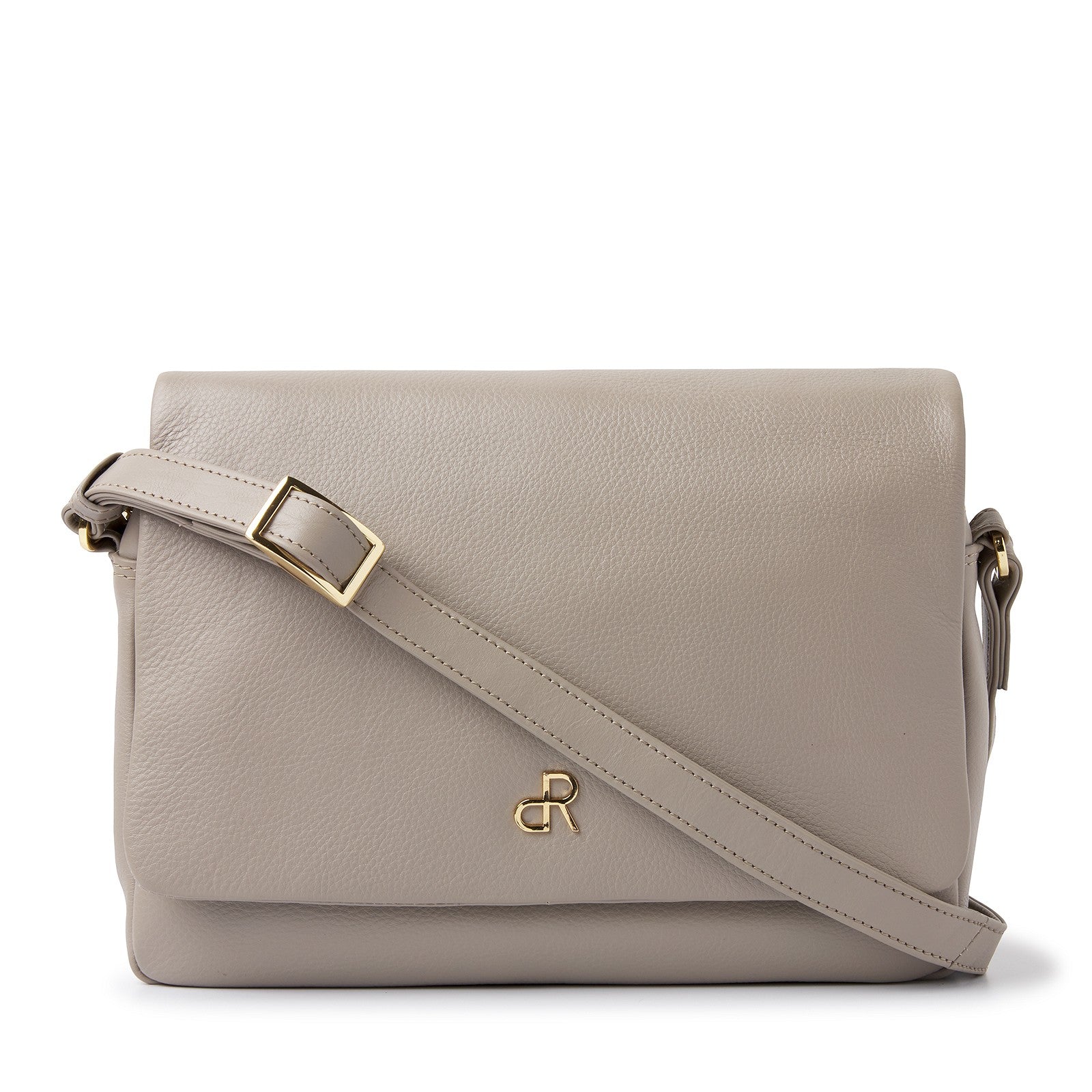 dR Amsterdam schoudertas leer Faggio 903347 beige