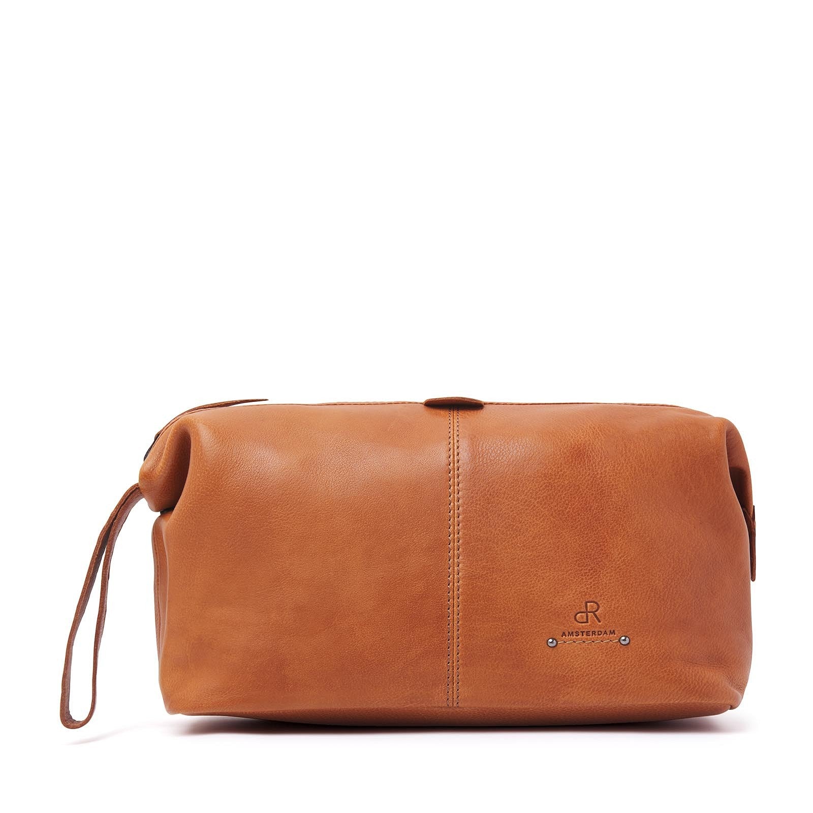 dR Amsterdam toilettas leer Tampa 933628 cognac