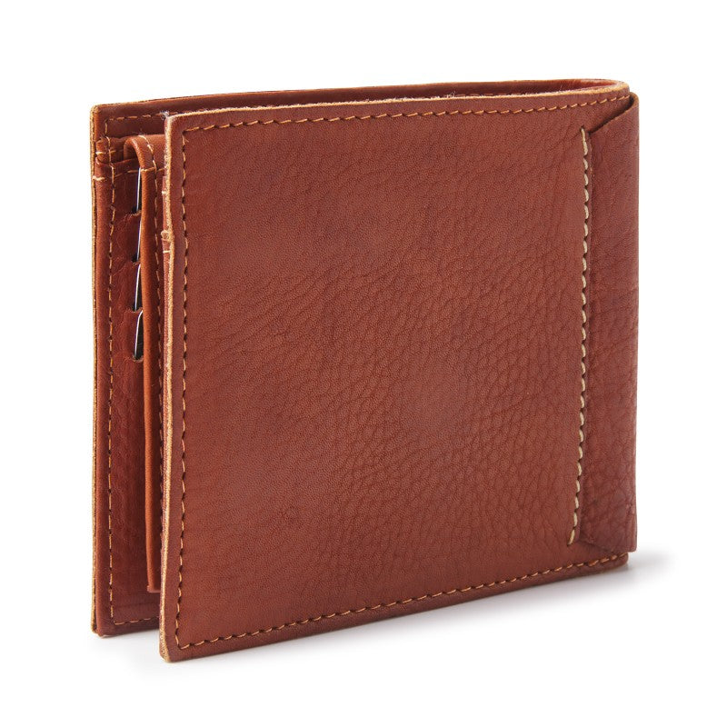 93524 dR Amsterdam leren heren portemonnee 6552 cognac achterkant