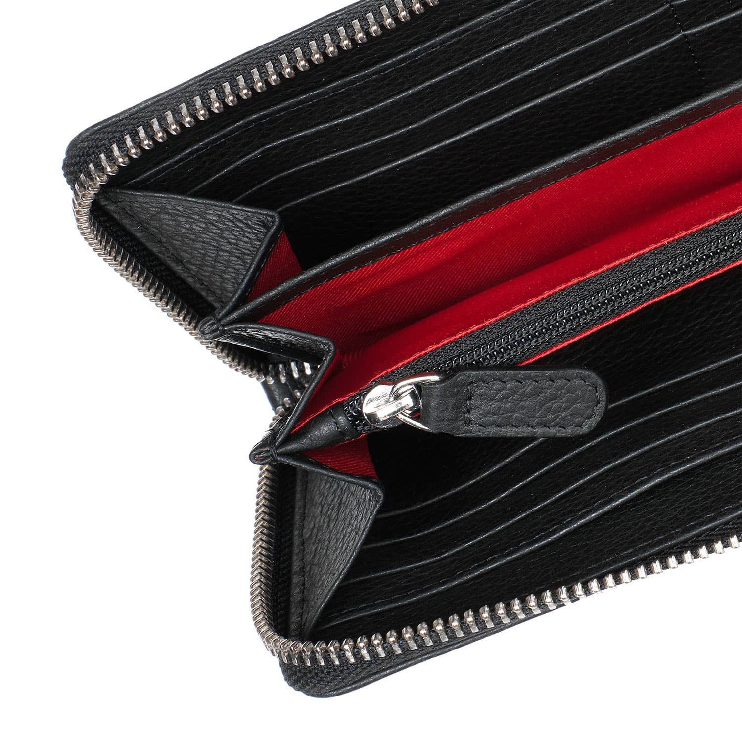 Socha portemonnee zwart binnenvakken