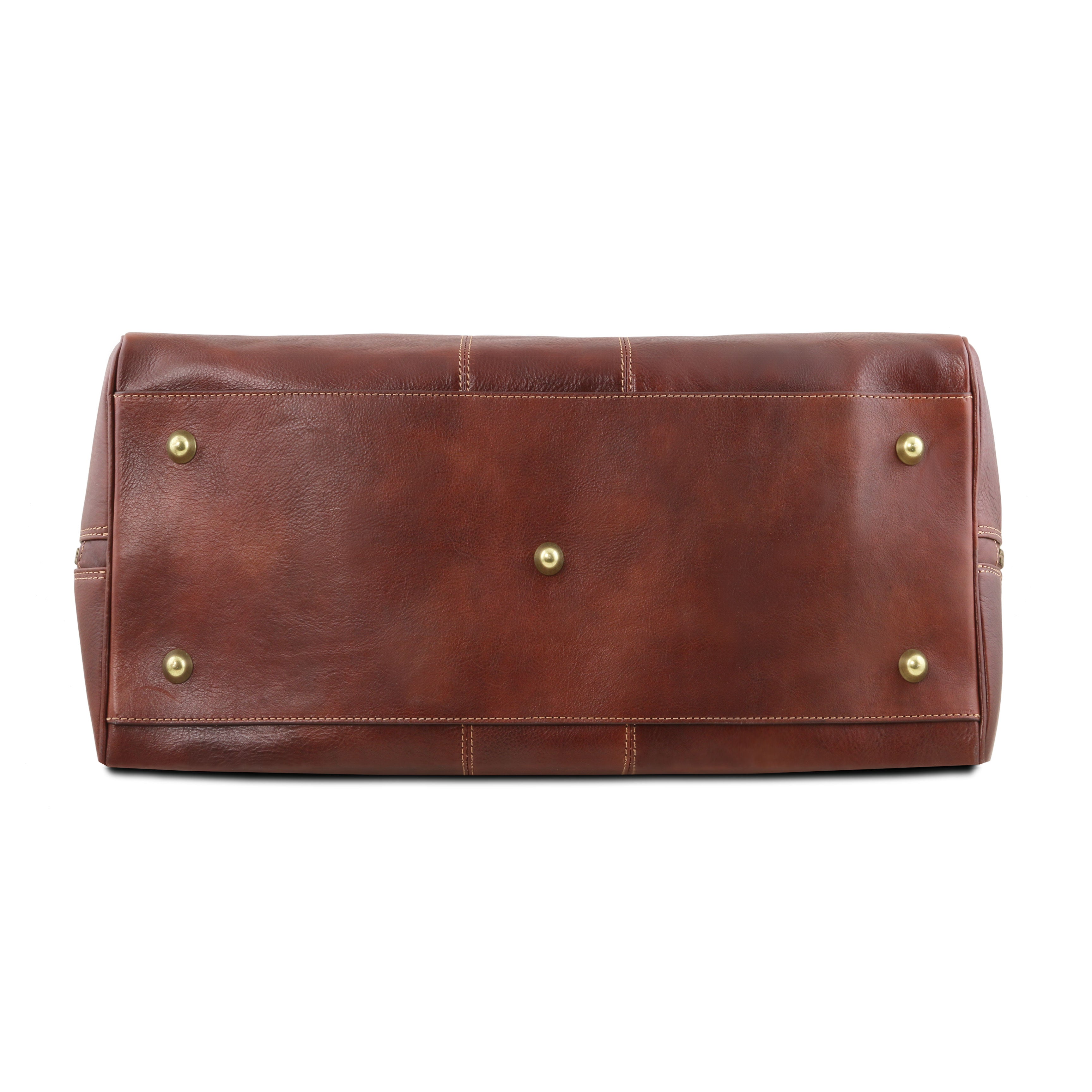 Tuscany Leather reistas Lisbona klein formaat bruin onderkant