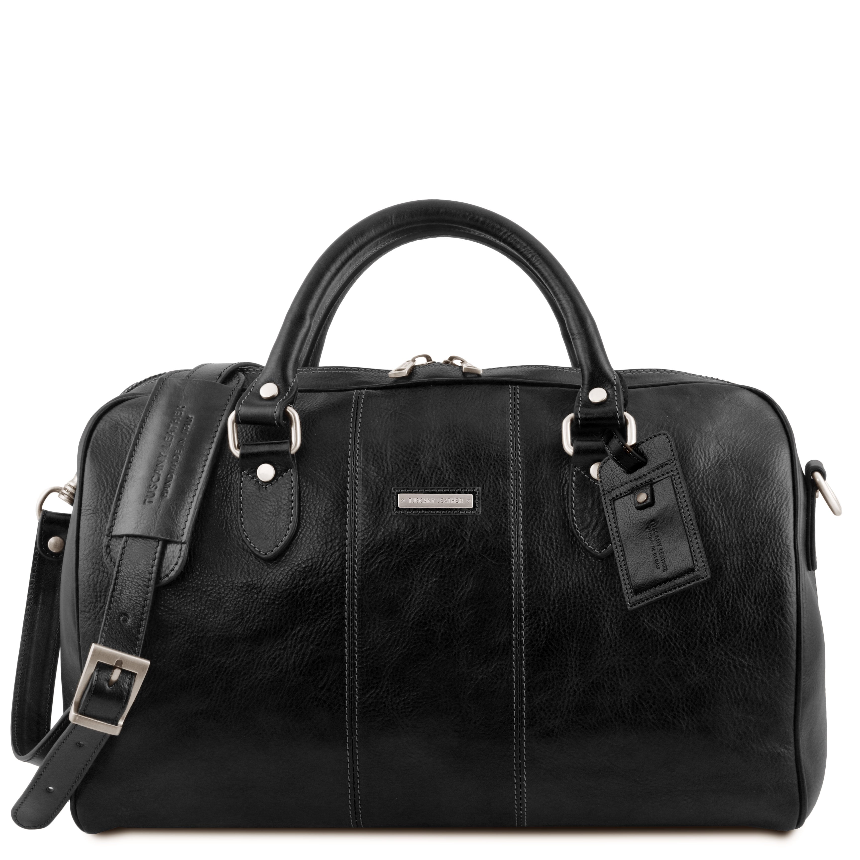 Tuscany Leather reistas Lisbona klein formaat zwart