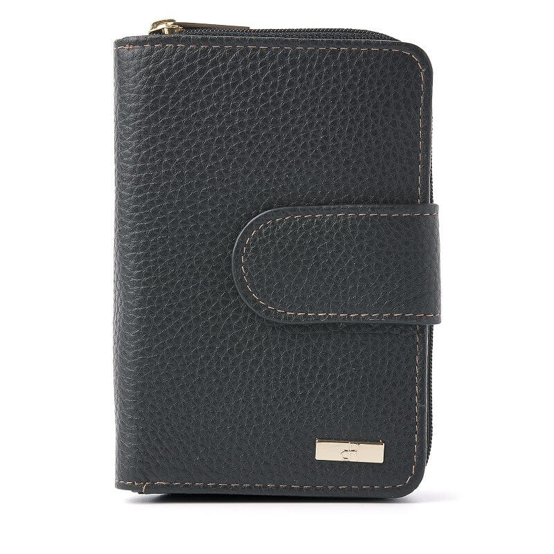 dR Amsterdam leren portemonnee Mint voor dames 110123 zwart