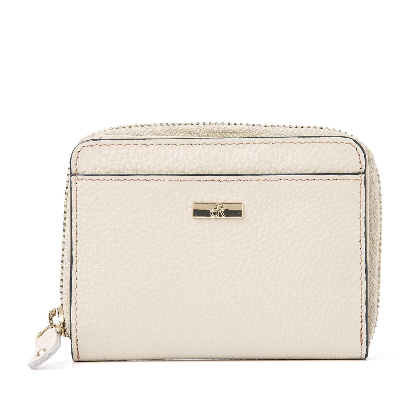 dR Amsterdam leren portemonnee Mint voor dames 110184 beige