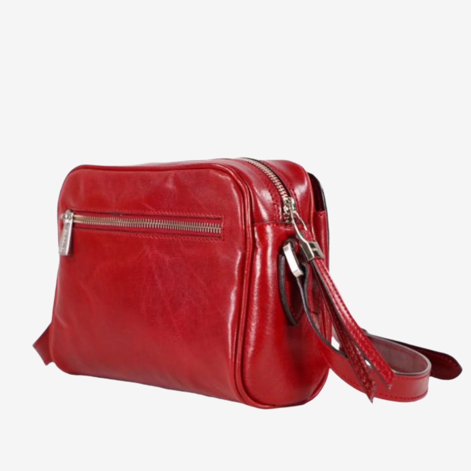 Chiarugi crossbody tas Classic voor dames 3420 Rood achterkant