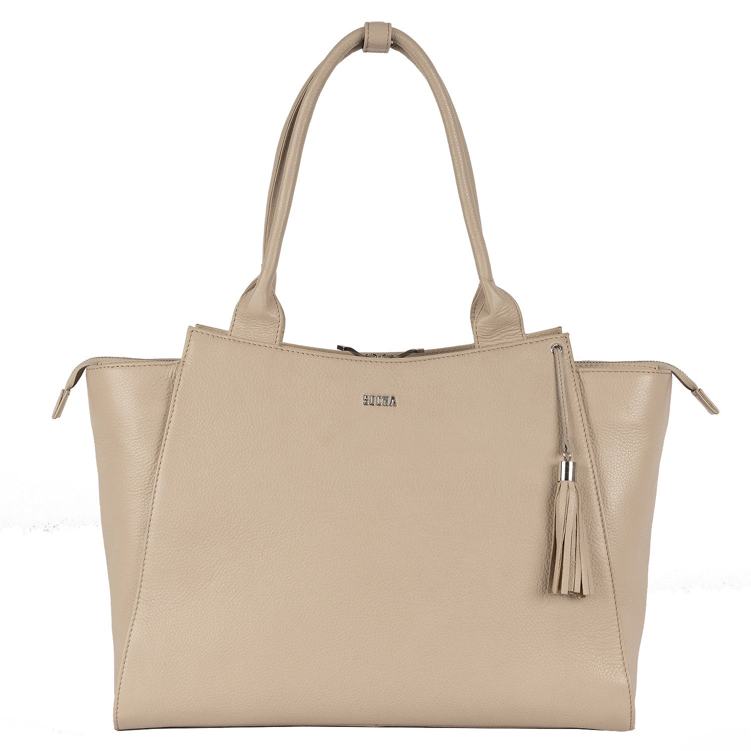 Socha laptoptas leer Diamond Caddy Vanilla 15″-17.3 inch SO-D32 beige 