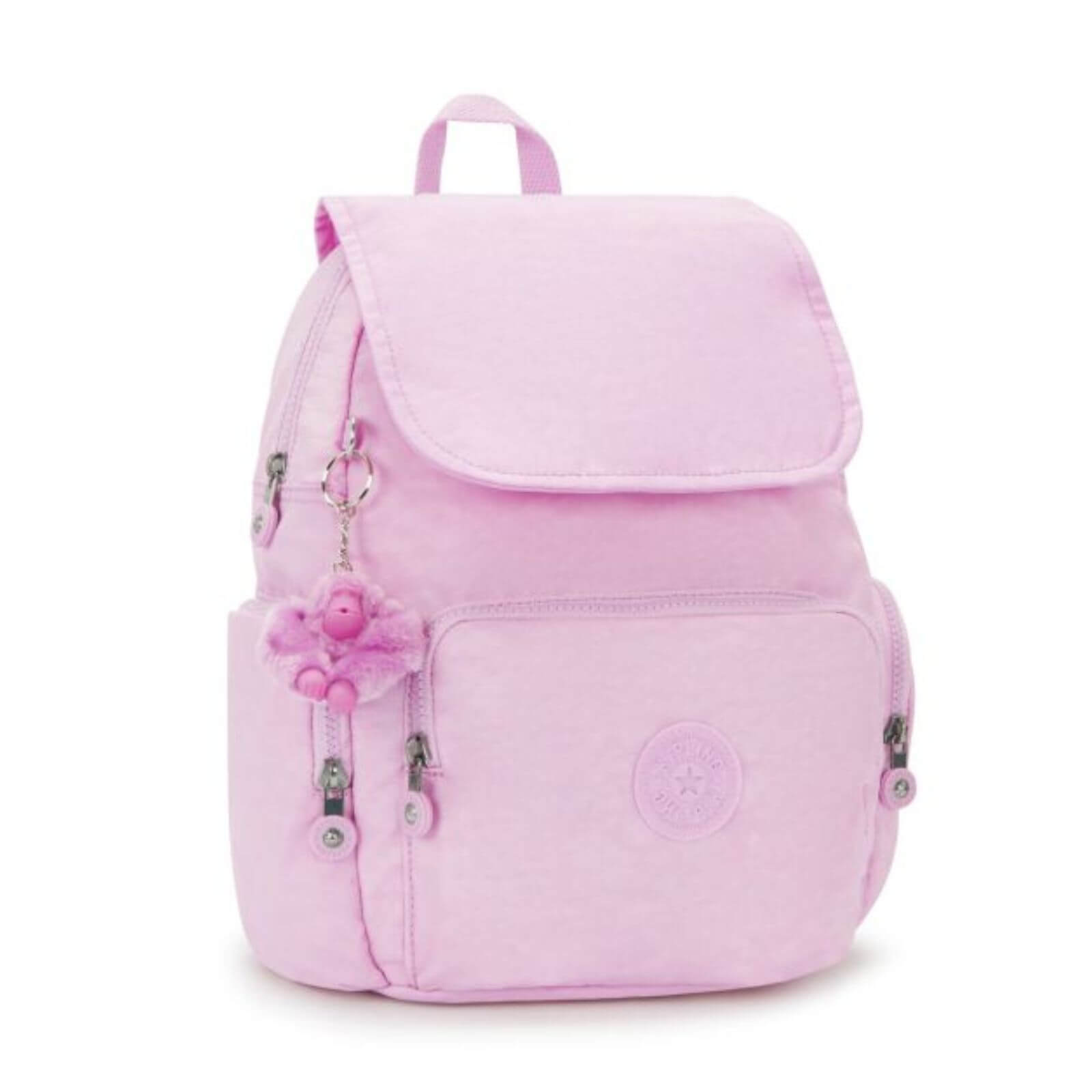 Kipling Rugtas CITY ZIP S voor dames KPKI3523R2C1  Blooming Pink zijkant