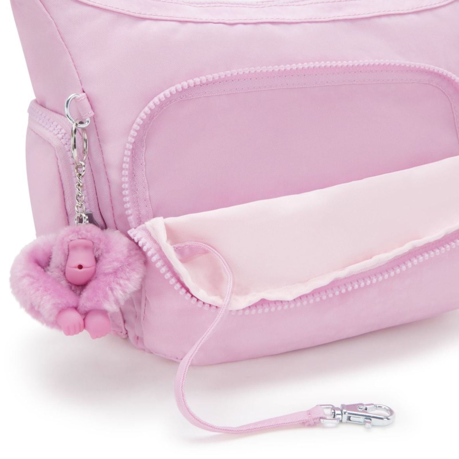 Kipling Crossbody tas GABB S voor dames KPKI4493R2C1 Blooming Pink sleutelkoord