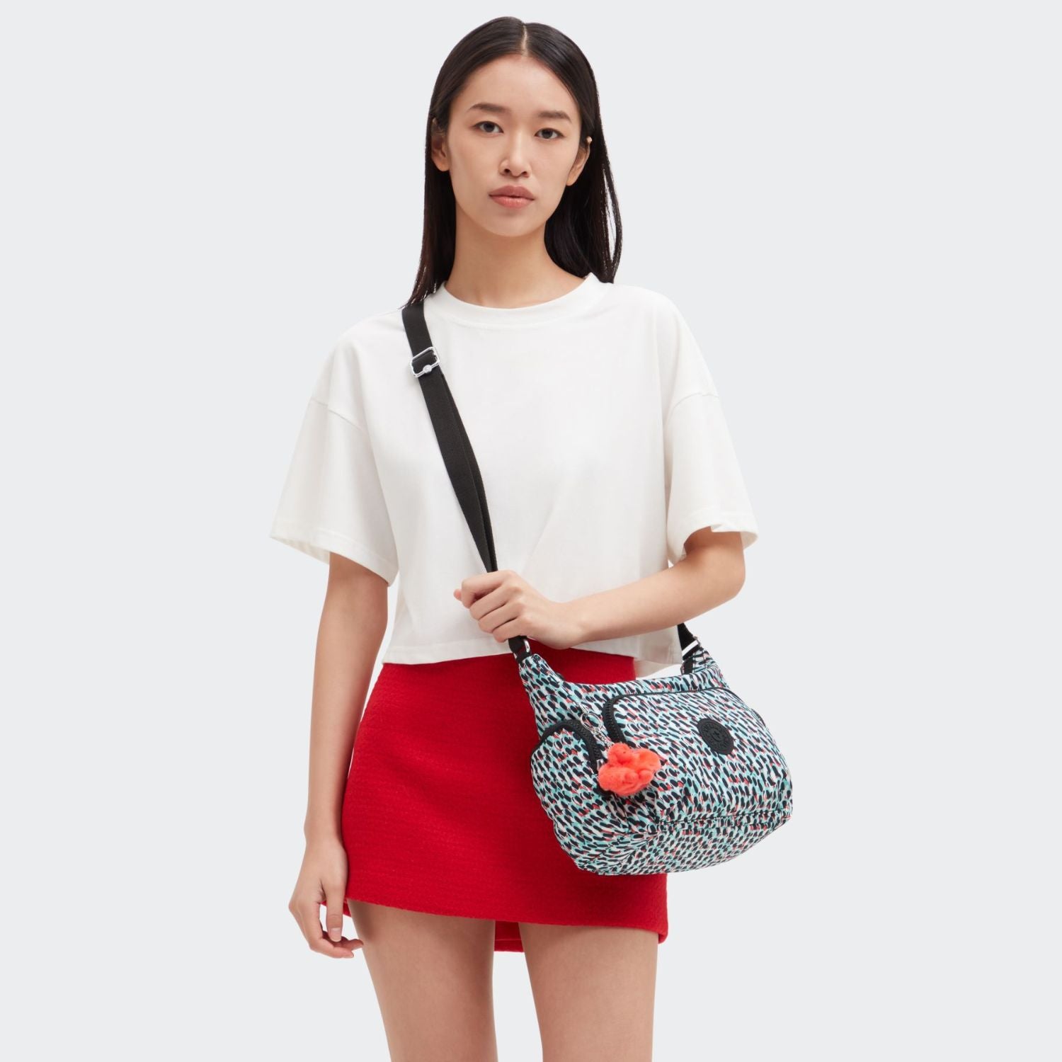 Kipling Crossbody tas GABB S Abstract Print voor dames KPKI6607GN61 model
