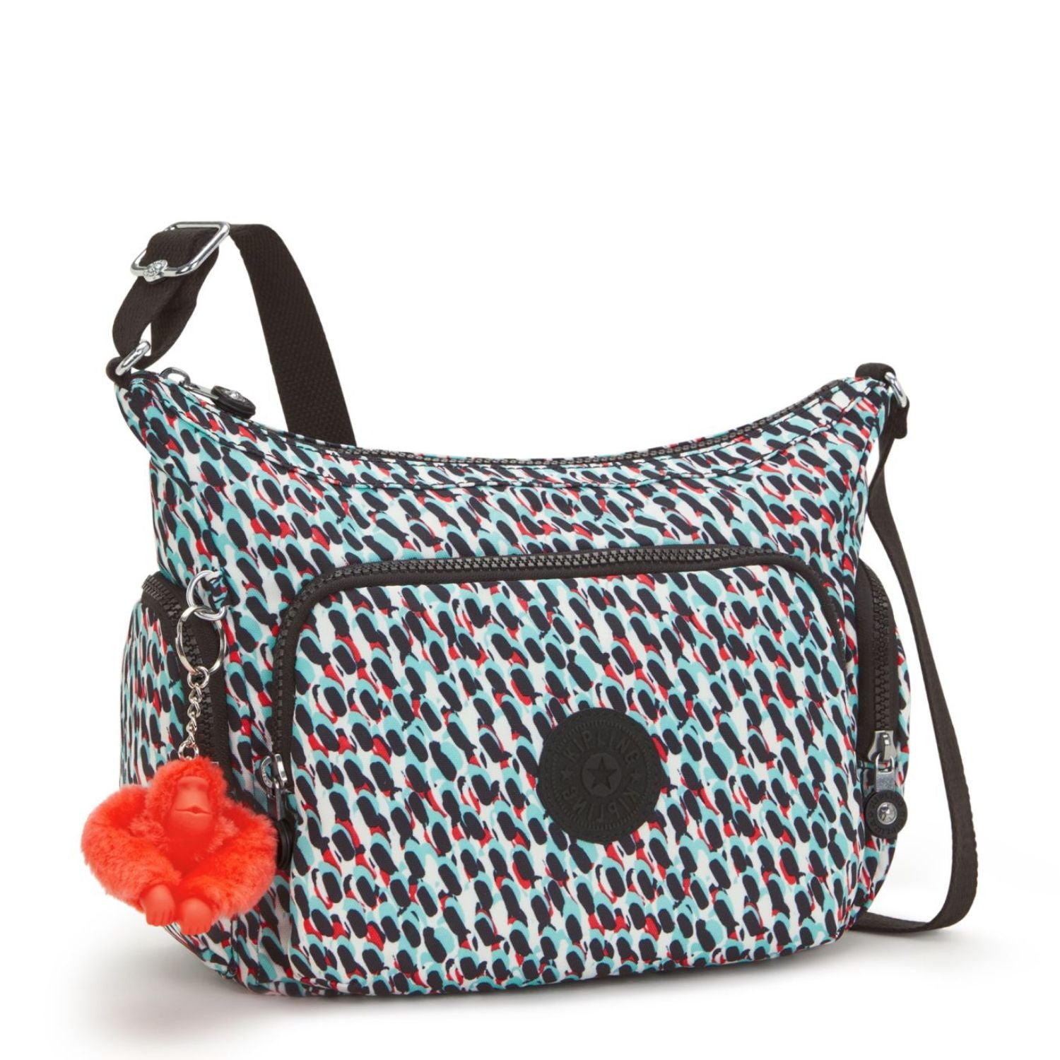 Kipling Crossbody tas GABB S Abstract Print voor dames KPKI6607GN61 zijkant