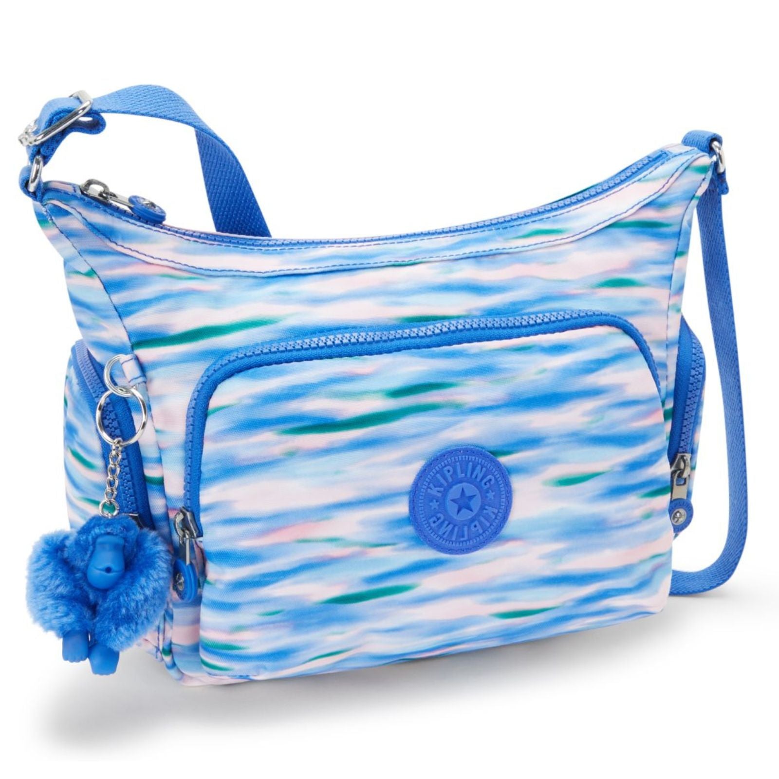 Kipling Crossbody tas GABB S voor dames KPKI6607TX91 Diluted Blue zijkant