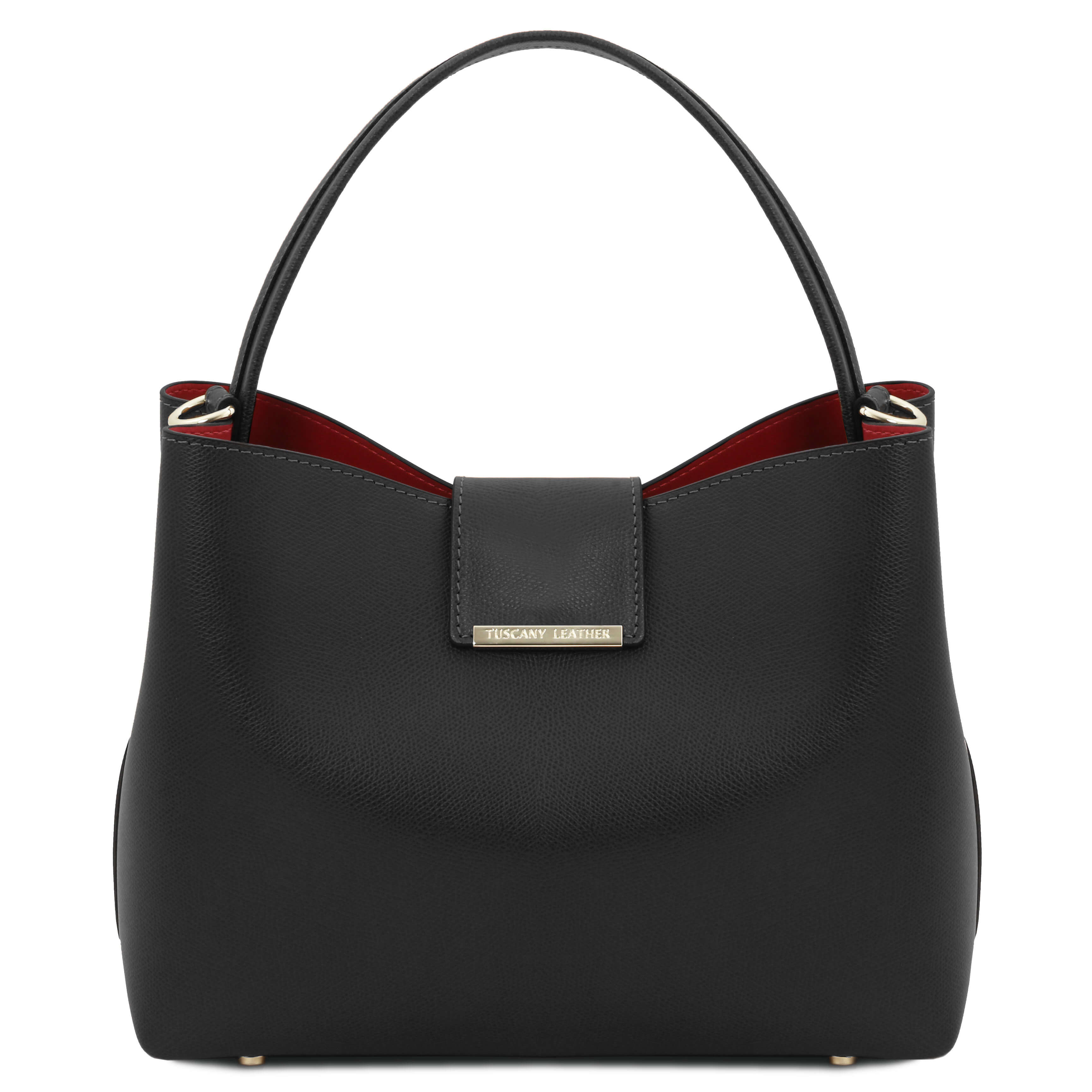 Tuscany Leather leren handtas CLIO voor dames TL141690 zwart