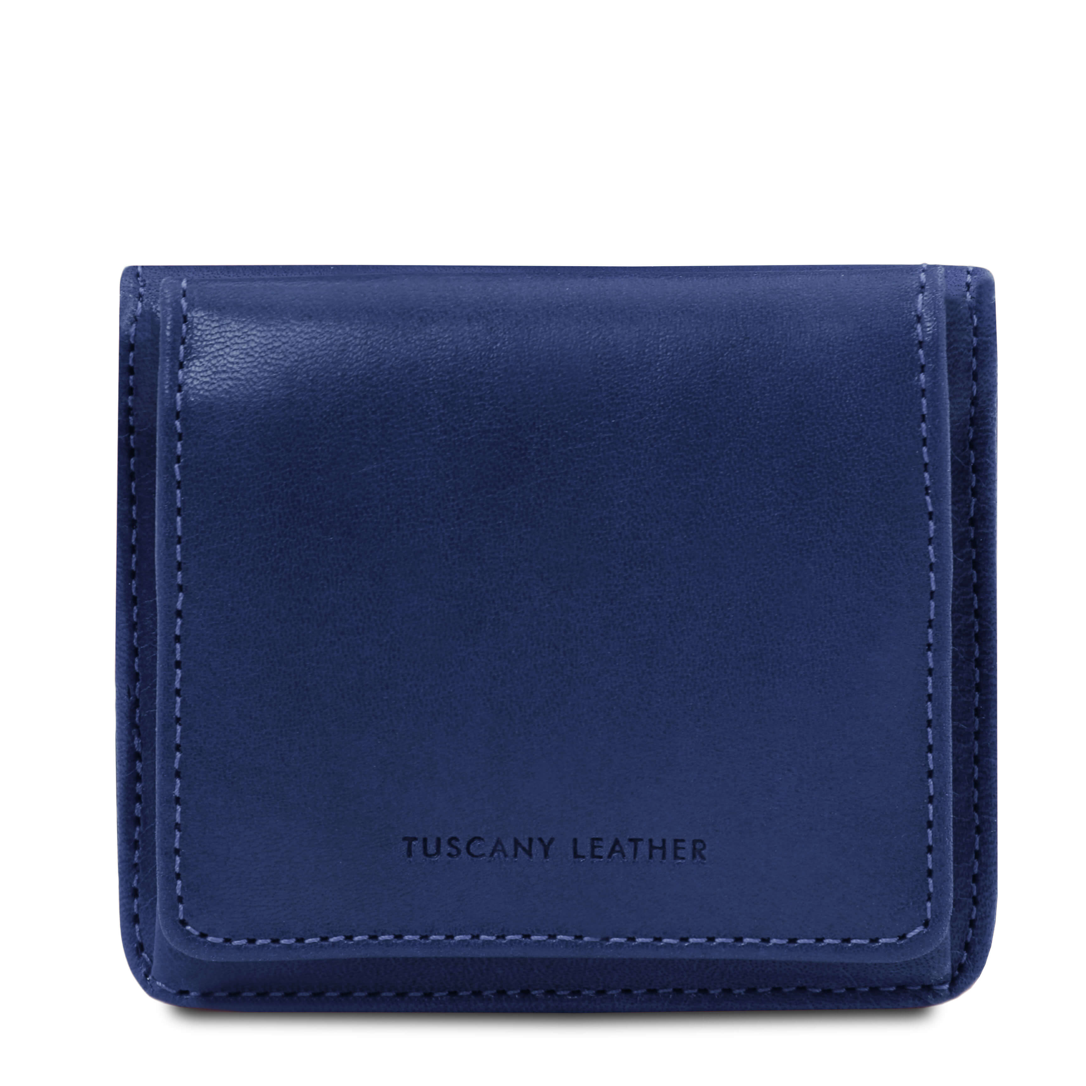 Tuscany Leather leren portemonnee TL142059 donkerblauw