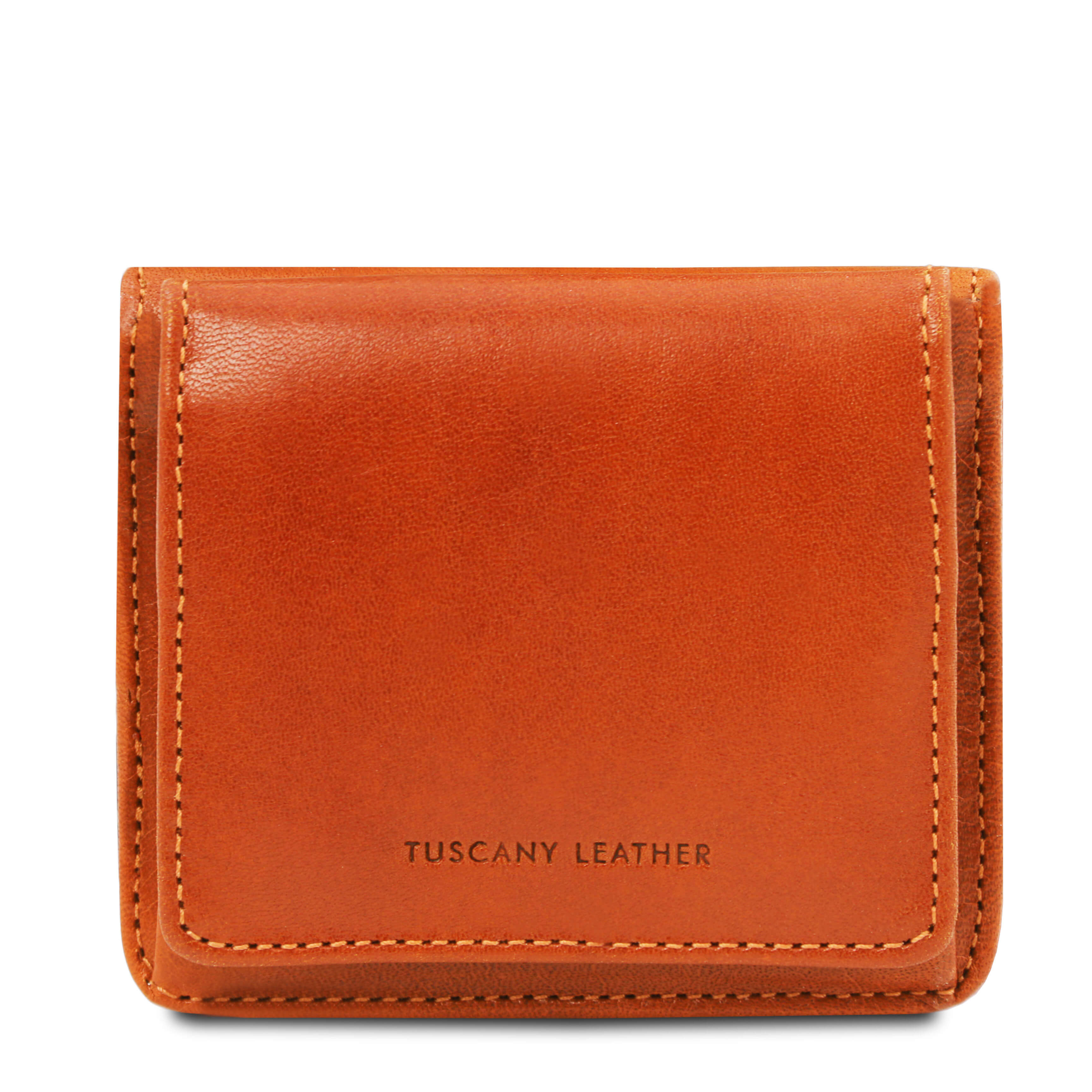 Tuscany Leather leren portemonnee TL142059 oranje