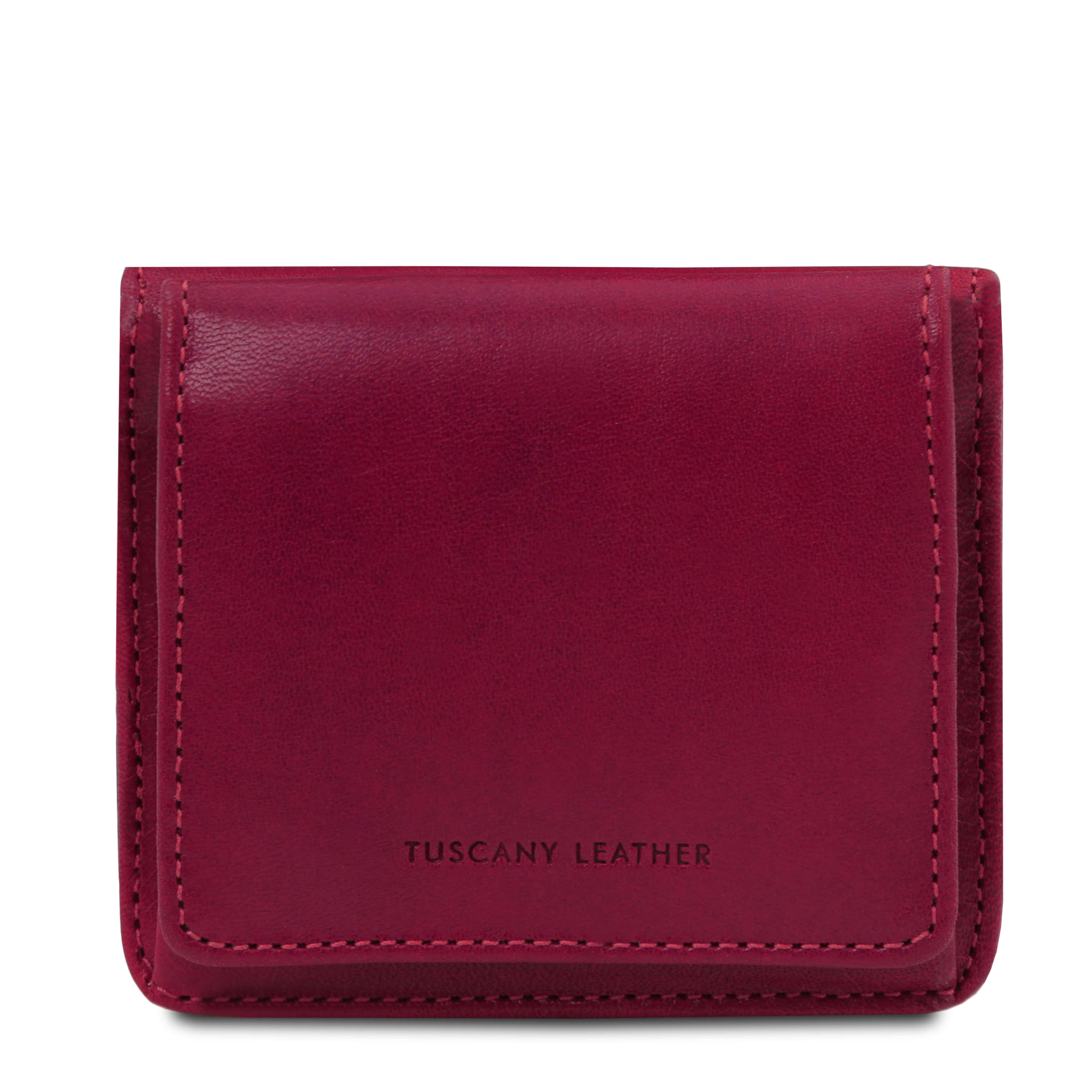 Tuscany Leather leren portemonnee TL142059 paars