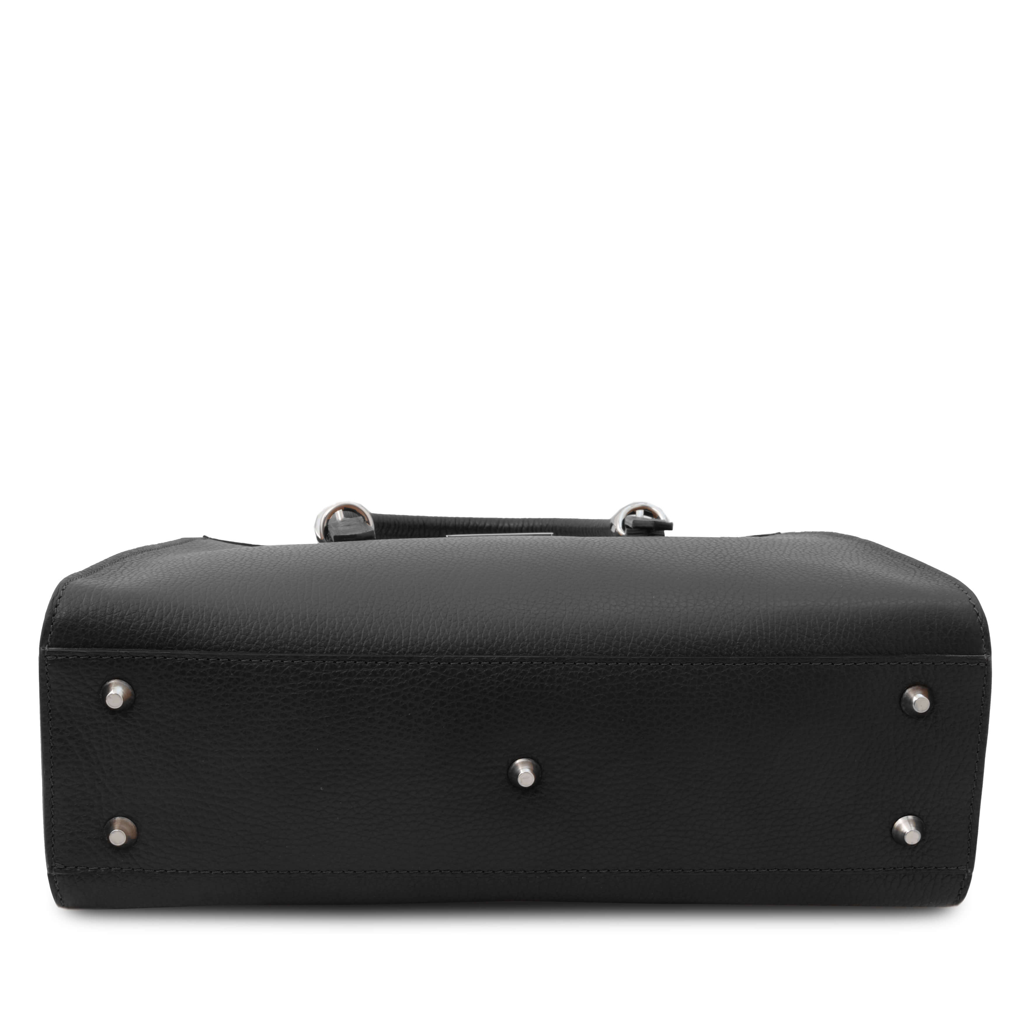 Tuscany Leather Handtassen dames TL Bag TL142147 zwart onderkant