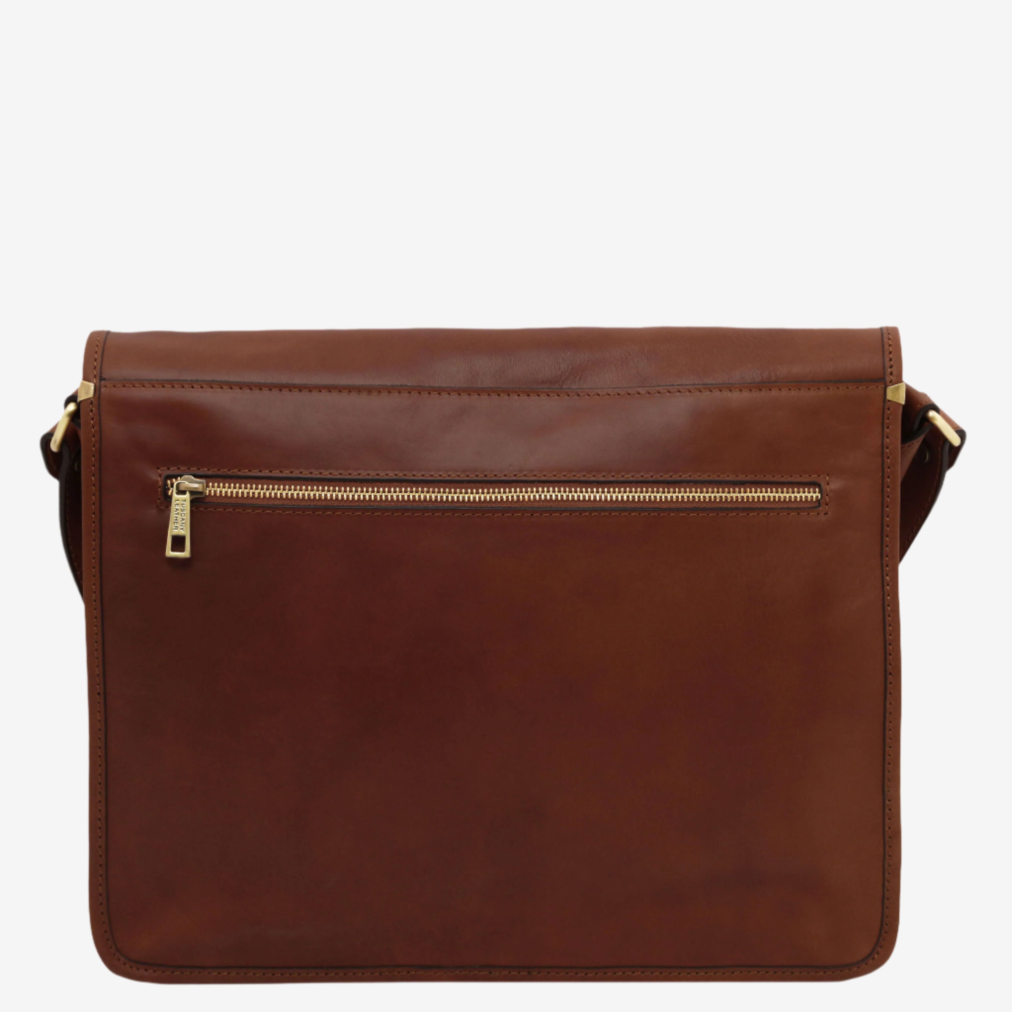 Tuscany Leather TL Messenger bags heren TL142430 brown achterkant