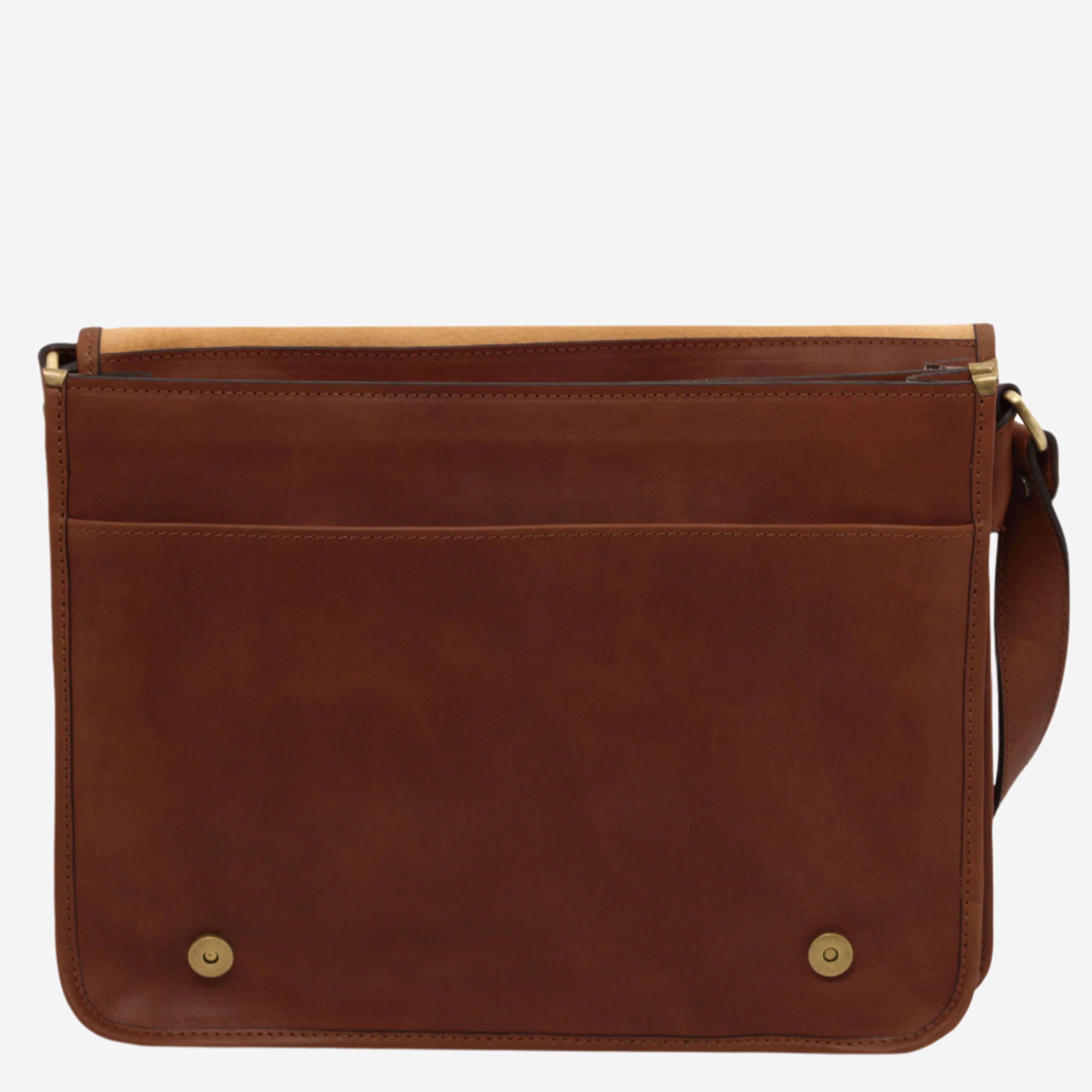 Tuscany Leather TL Messenger bags heren TL142430 brown voorvak