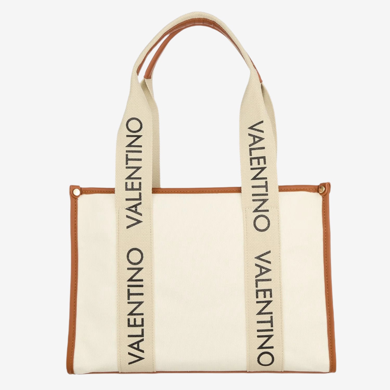 Valentino shoppers dames Candle VBS7DD01 Naturale Cuoio 
