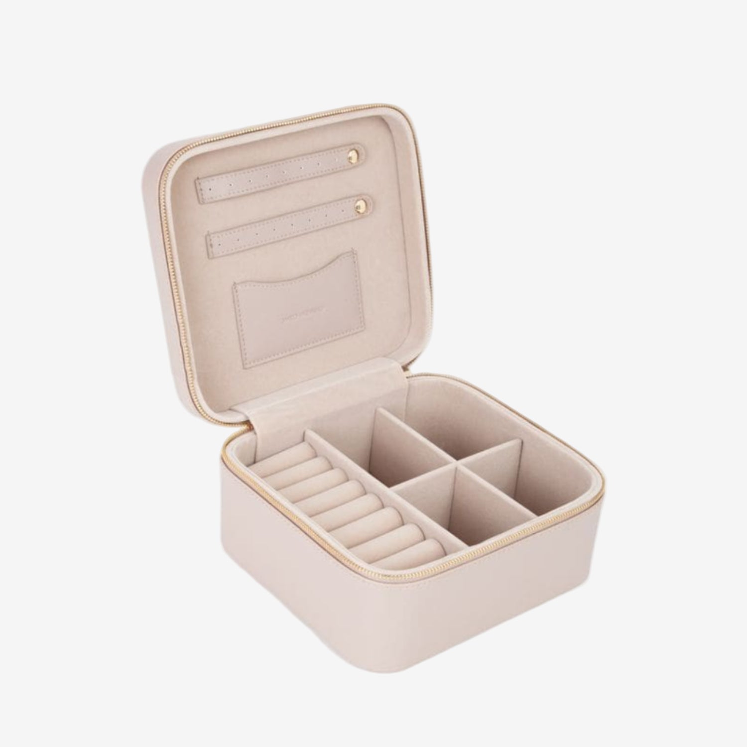 Valentino Bags sieradendoos dames Fabe Re Case VPG9MF840 Beige Binnenkant