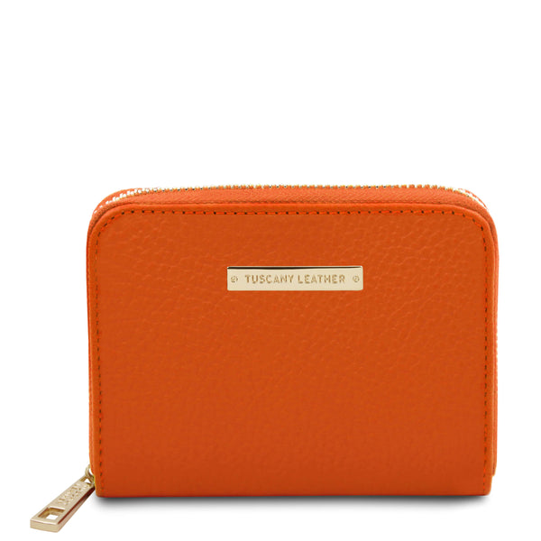 Tuscany Leather leren portemonnee KORE voor dames tl142321 oranje