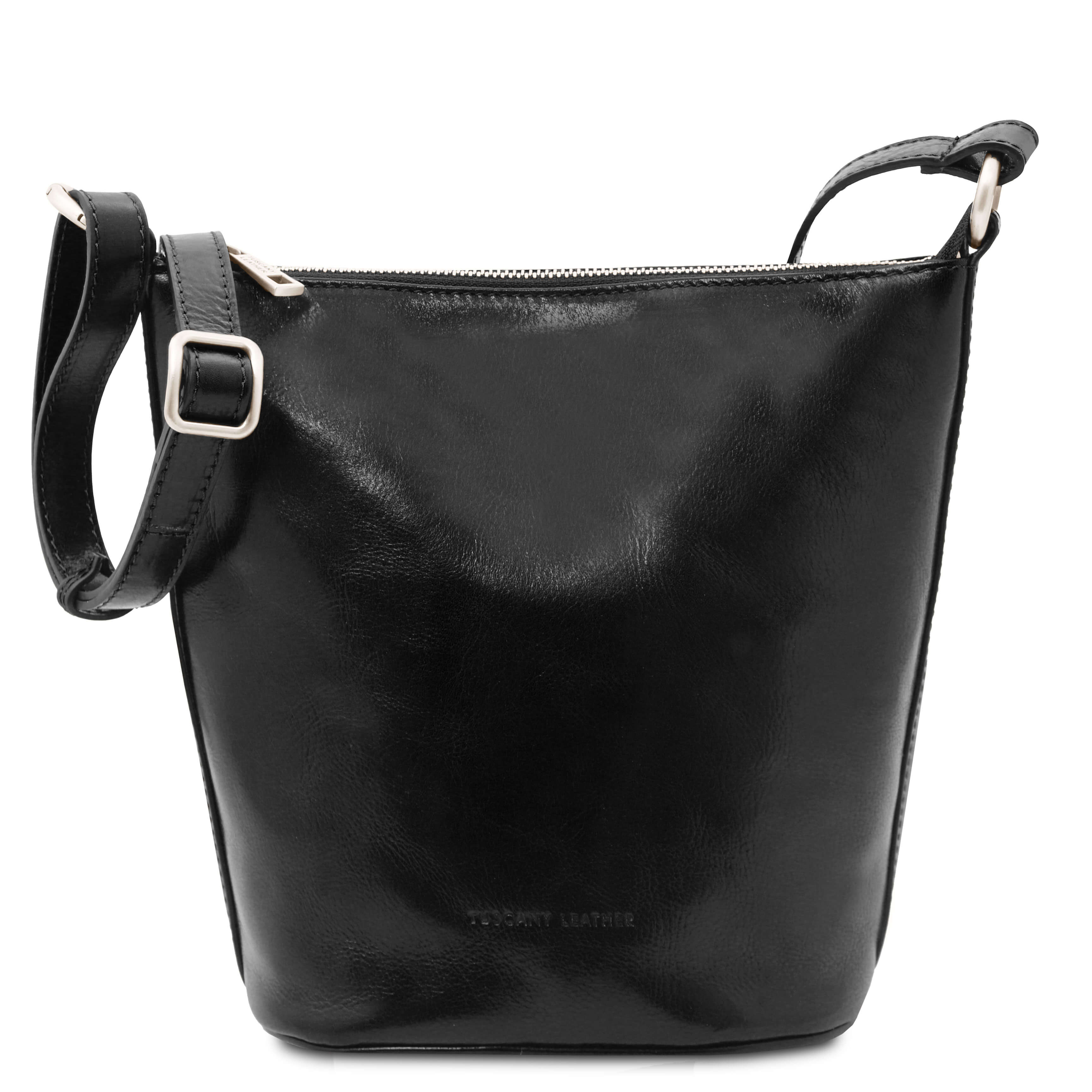 Tuscany Leather leren crossbody tas GIUSI voor dames tl142334 zwart