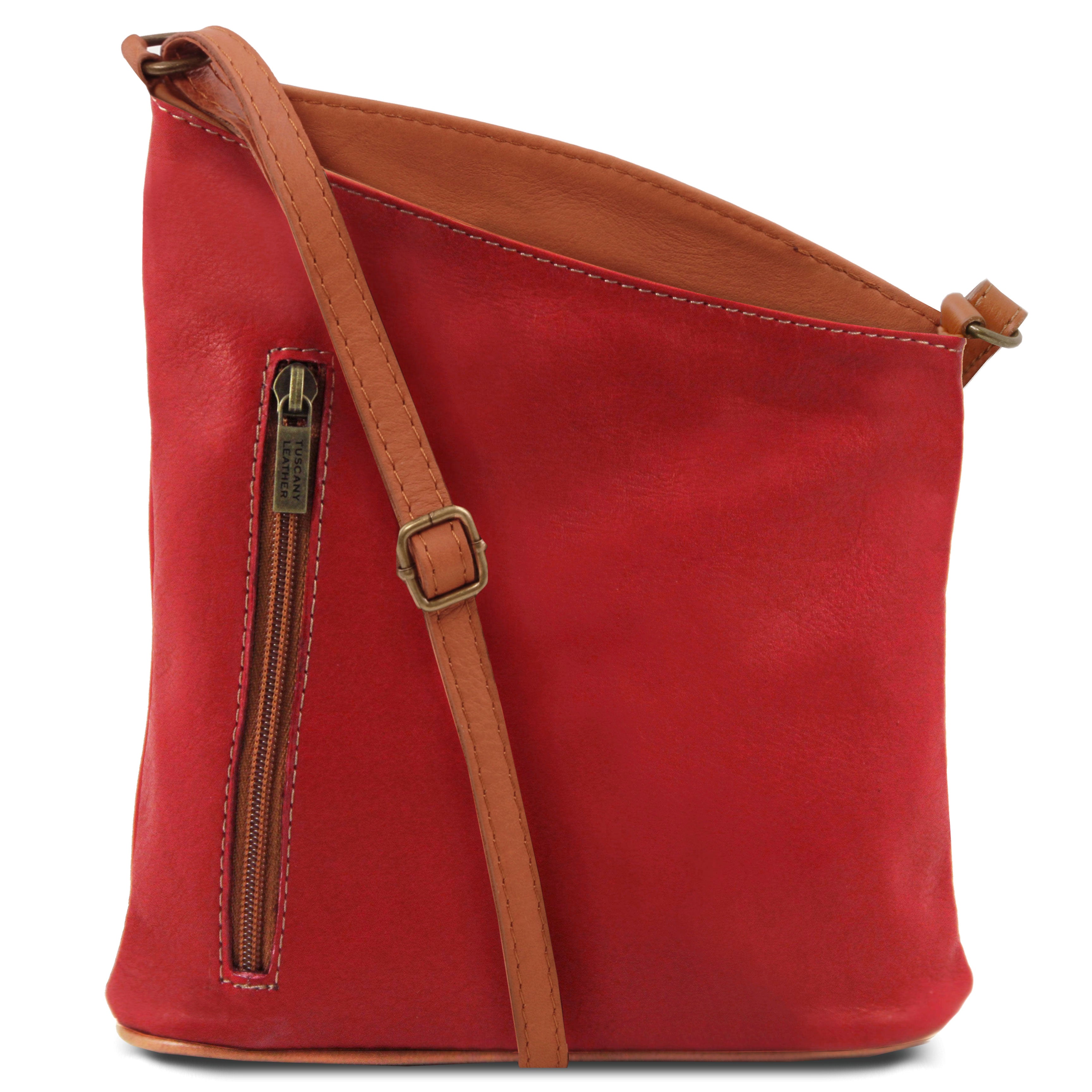 Tuscany Leather crossbody tas TL Bag rood