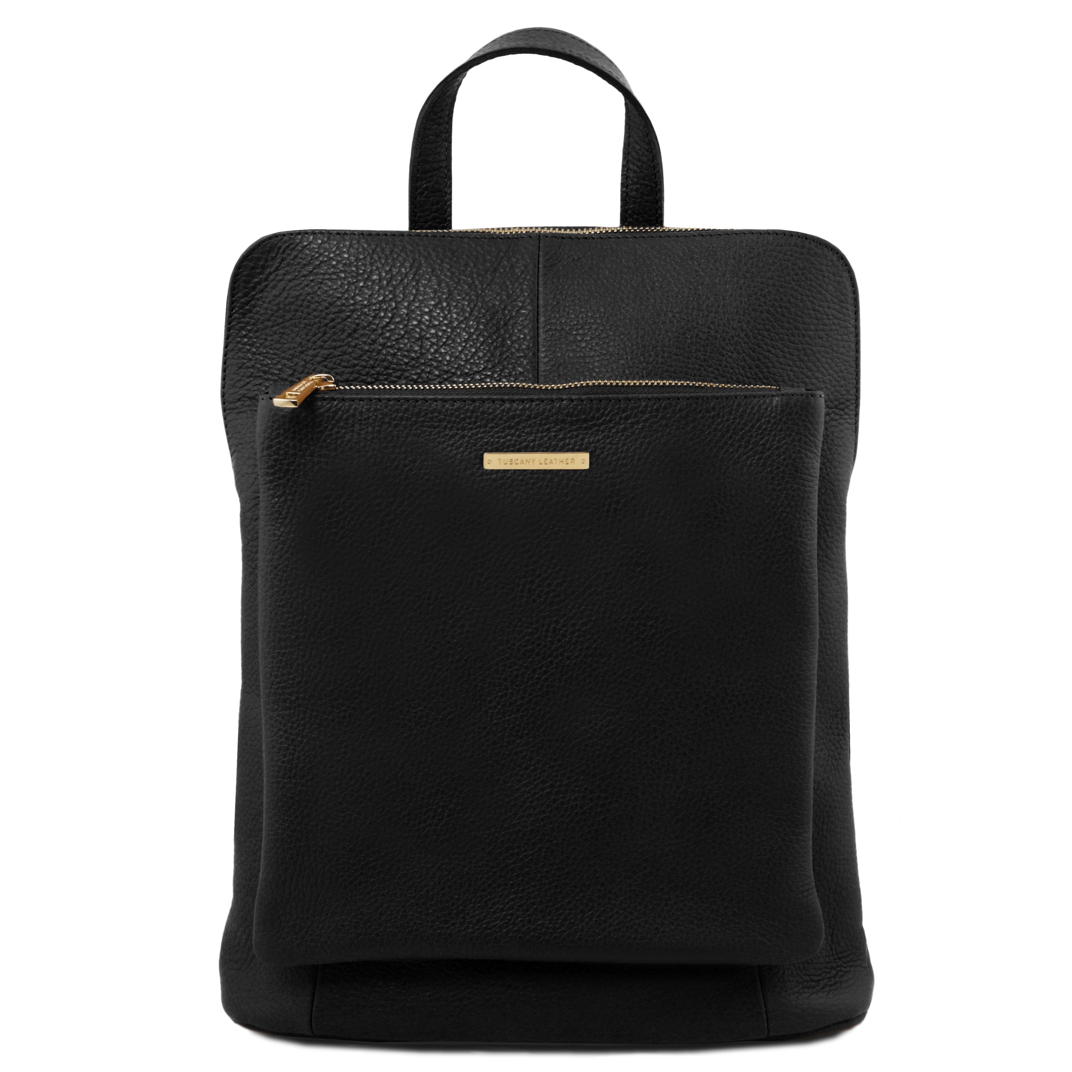 Tuscany Leather rugtas leer TL Bag 141682 zwart