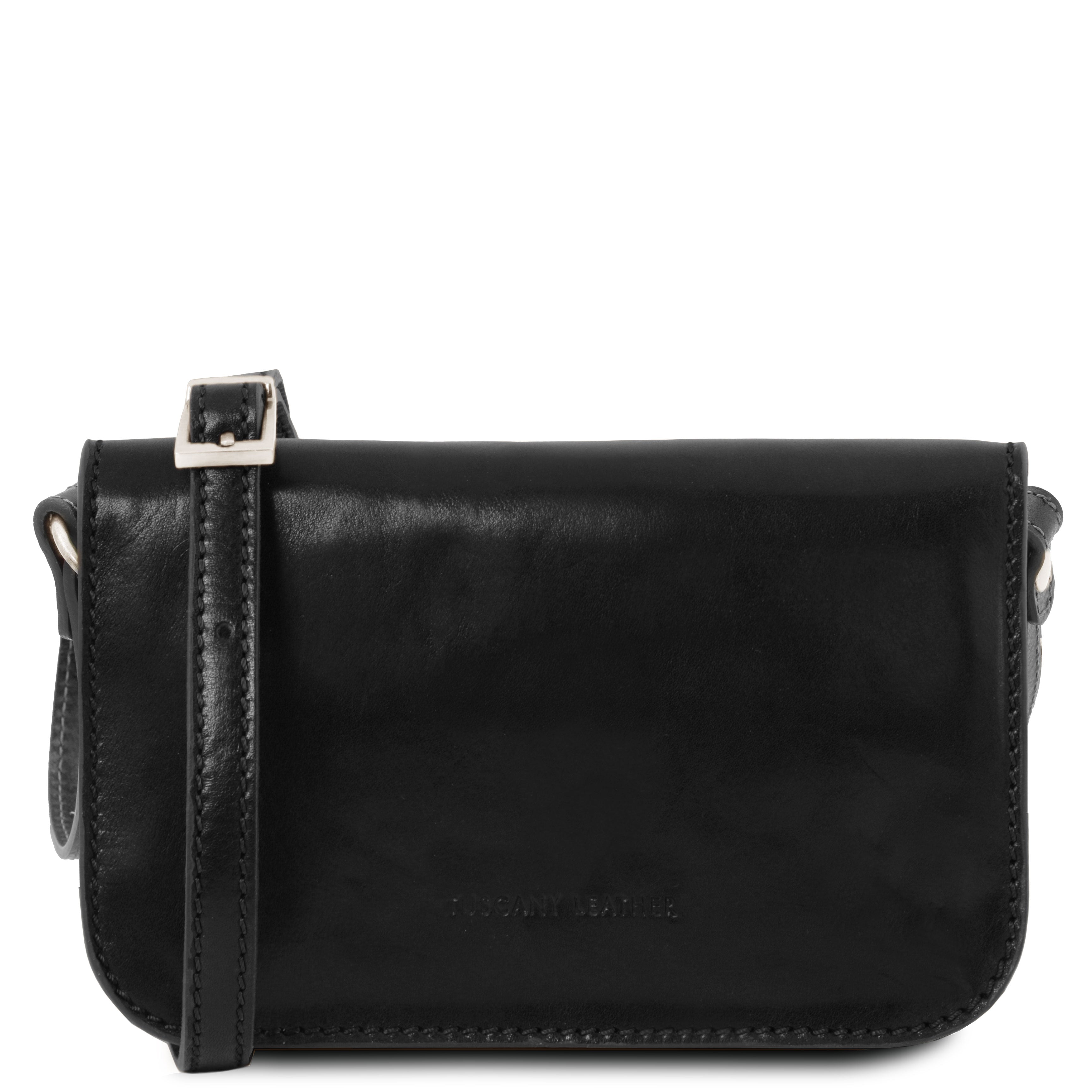 Tuscany Leather schoudertas leer Carmen TL141713 zwart