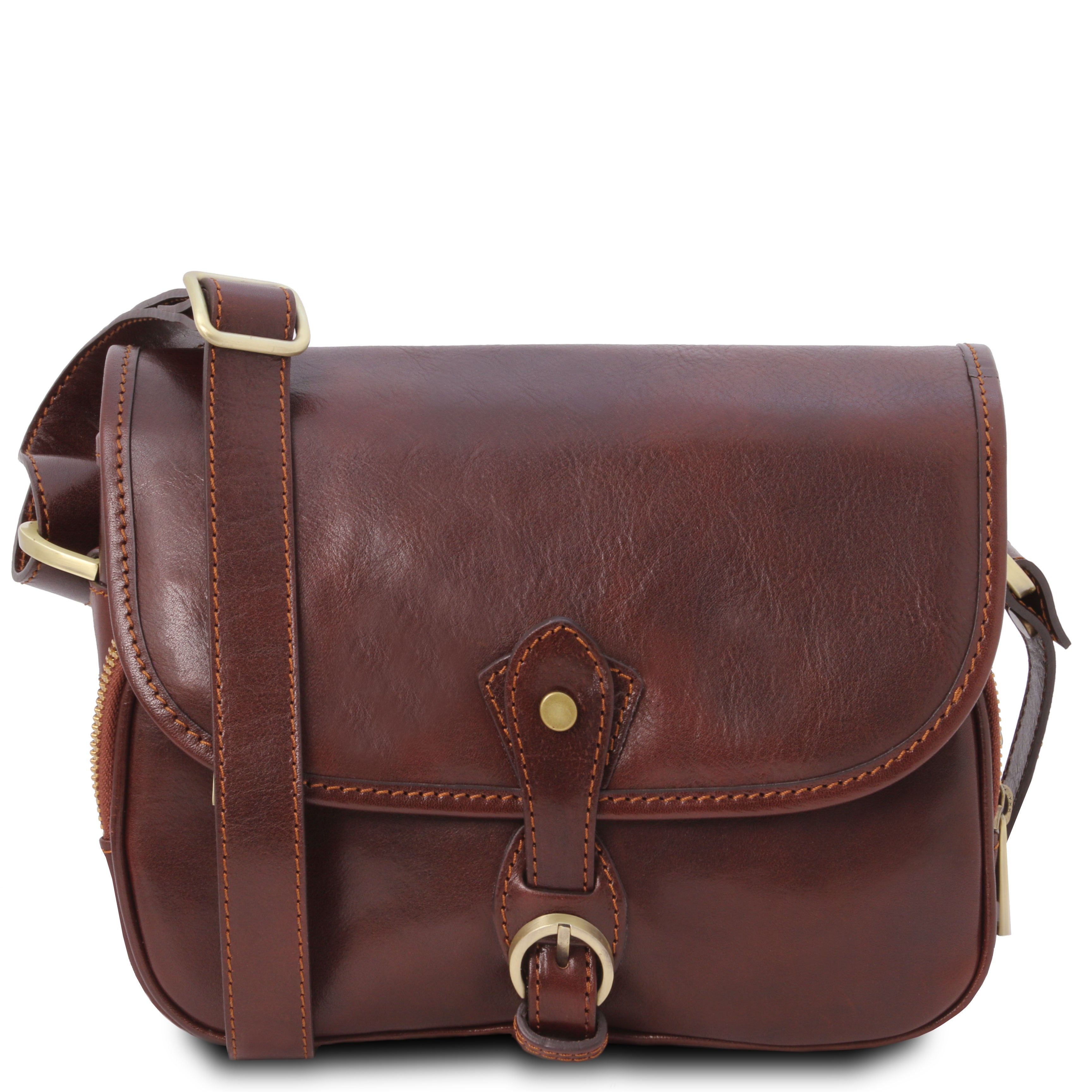 Tuscany Leather schoudertas leer Alessia bruin