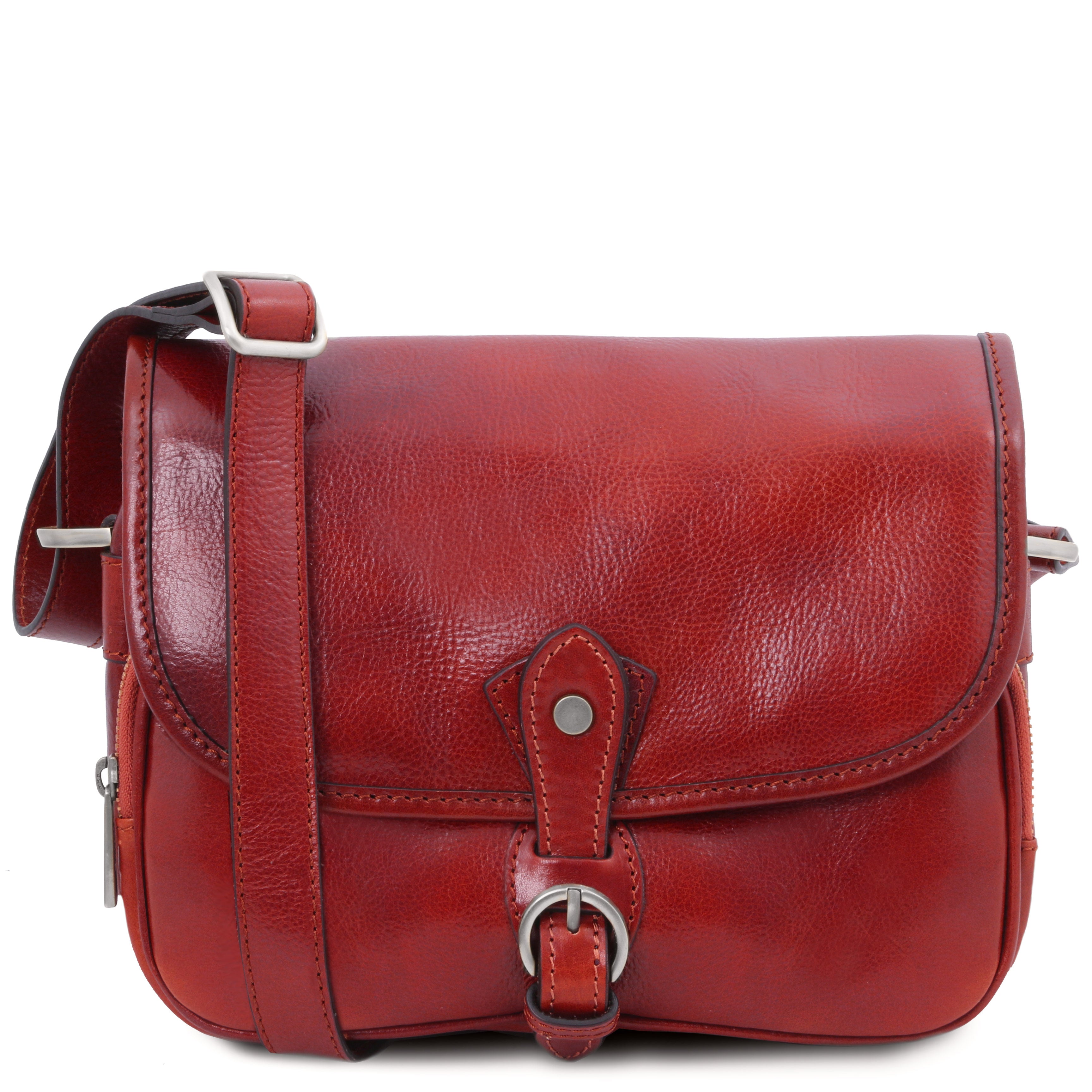 Tuscany Leather schoudertas leer Alessia rood